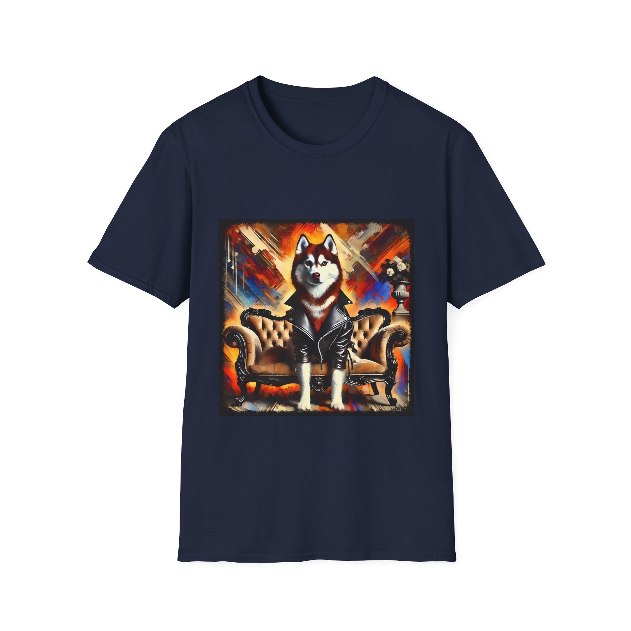 Siberian Husky Vivid Classic | Unisex Dog T-Shirt