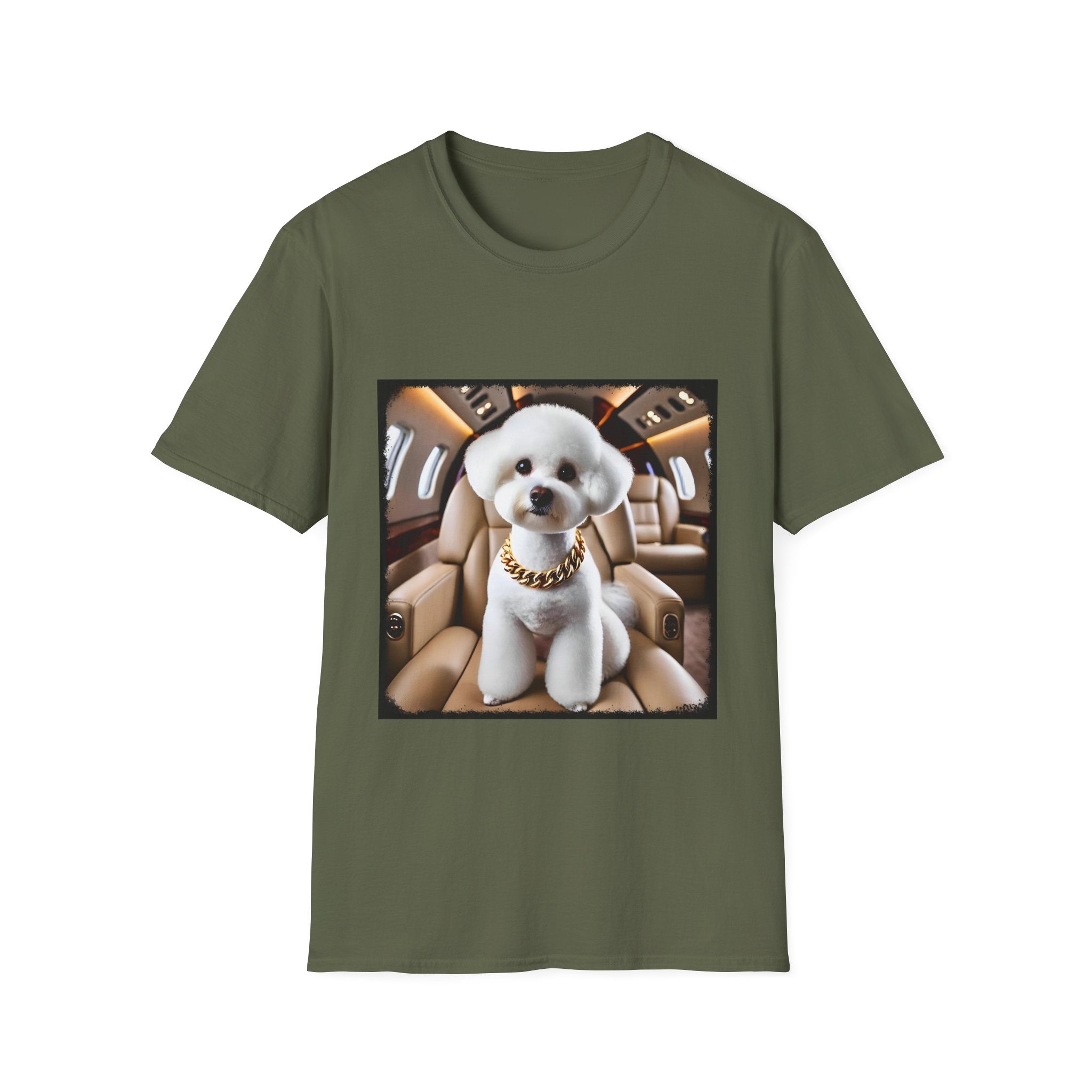 Bichon Frise Fréquent Flier | Unisex Dog T-Shirt