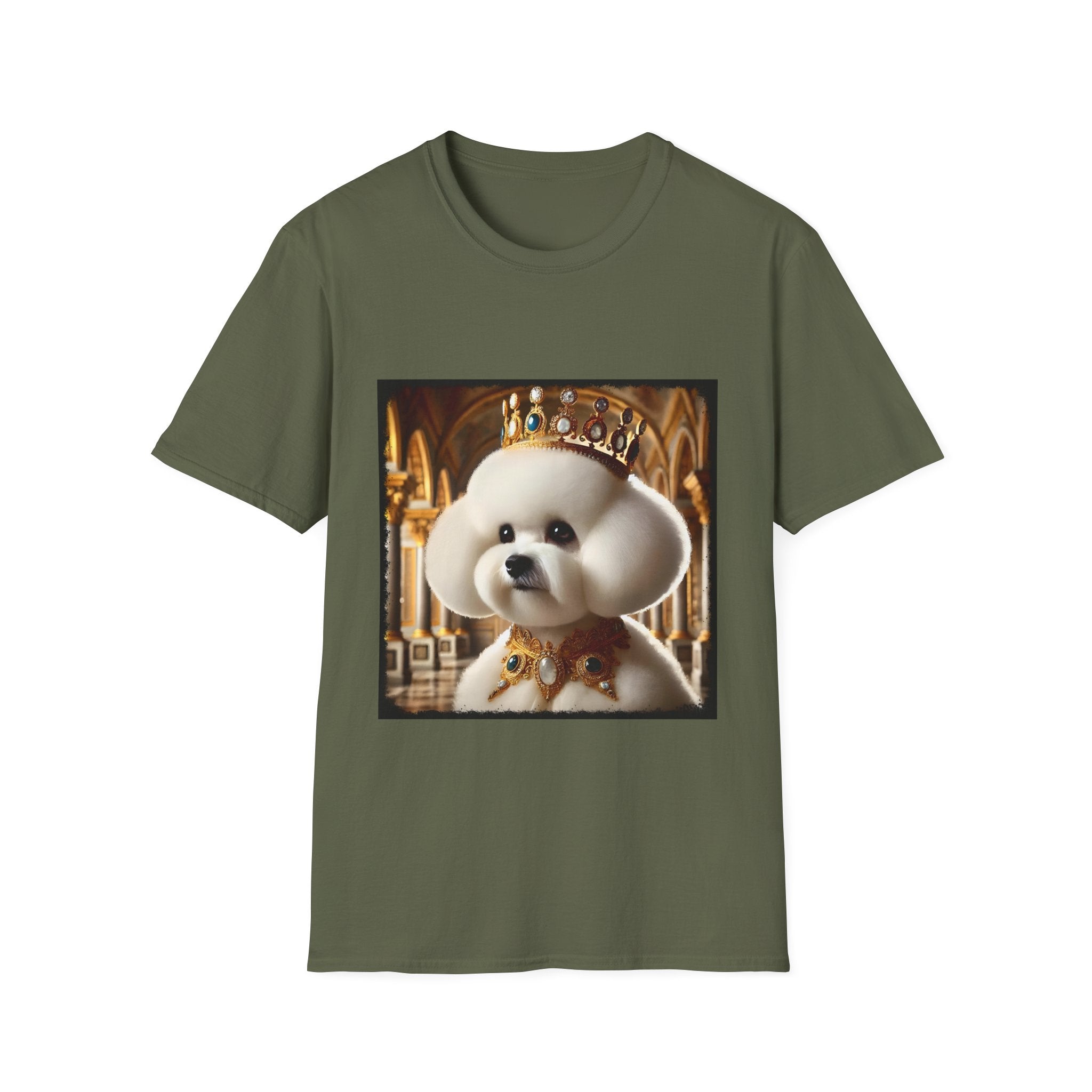 Bichon Frise Mighty Monarch | Unisex Dog T-Shirt