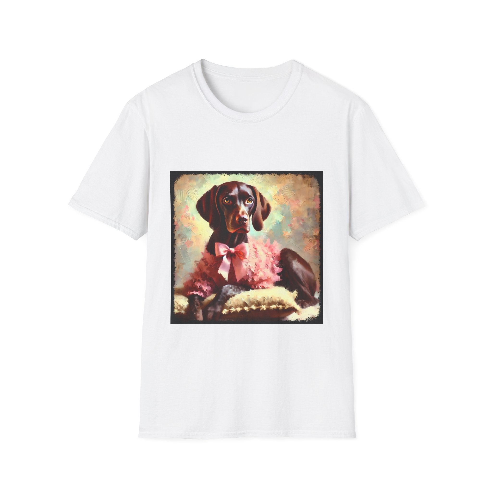 German Shorthaired Pointer Poised Classic | Unisex Dog T-Shirt