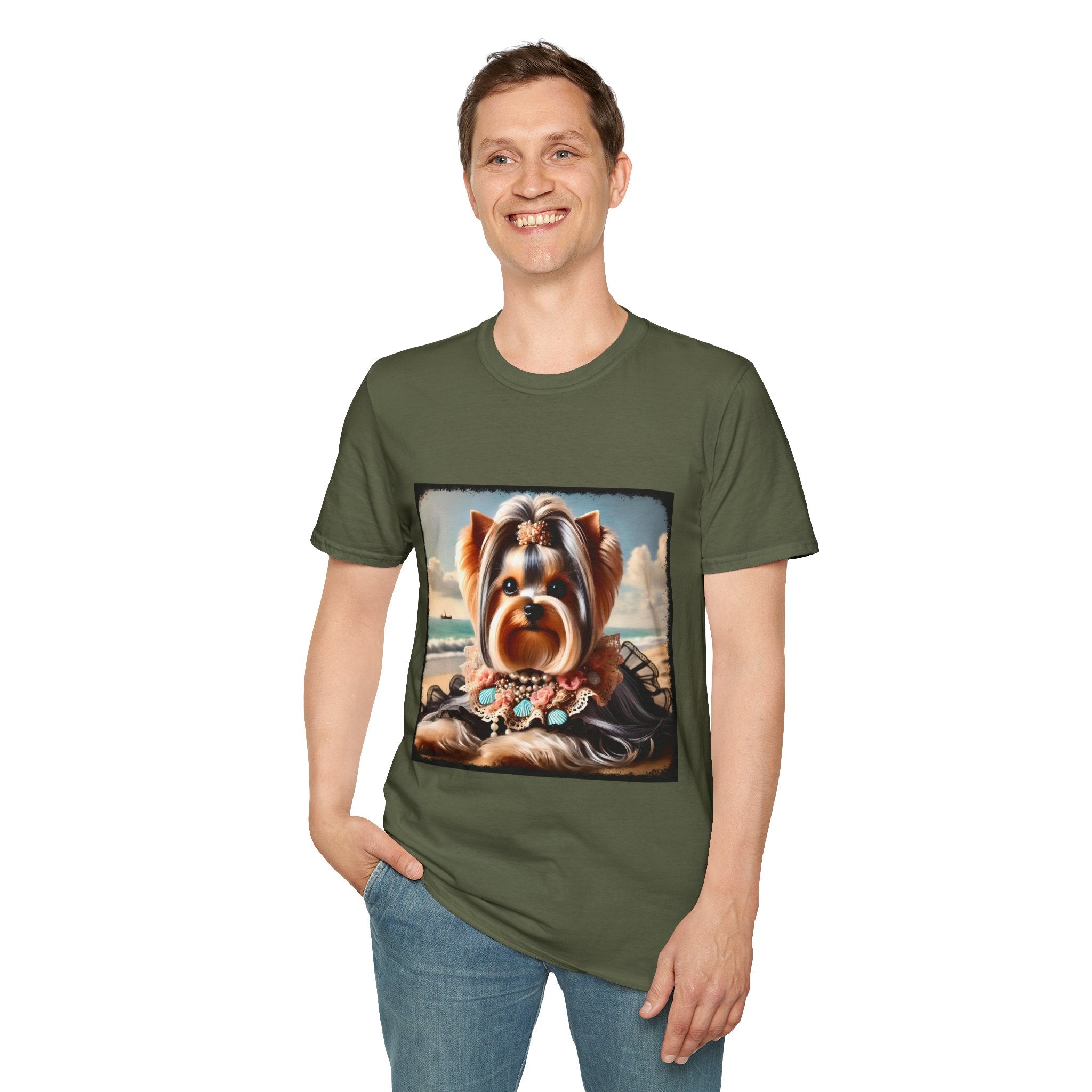 Yorkshire Terrier Beach Beauty | Unisex Dog T-Shirt
