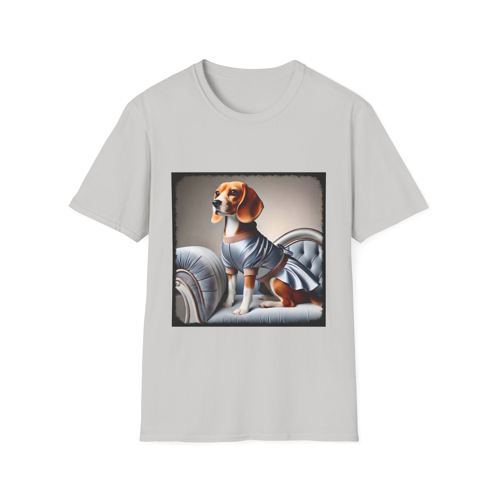 Beagle Satin Seductress | Unisex Dog T-Shirt