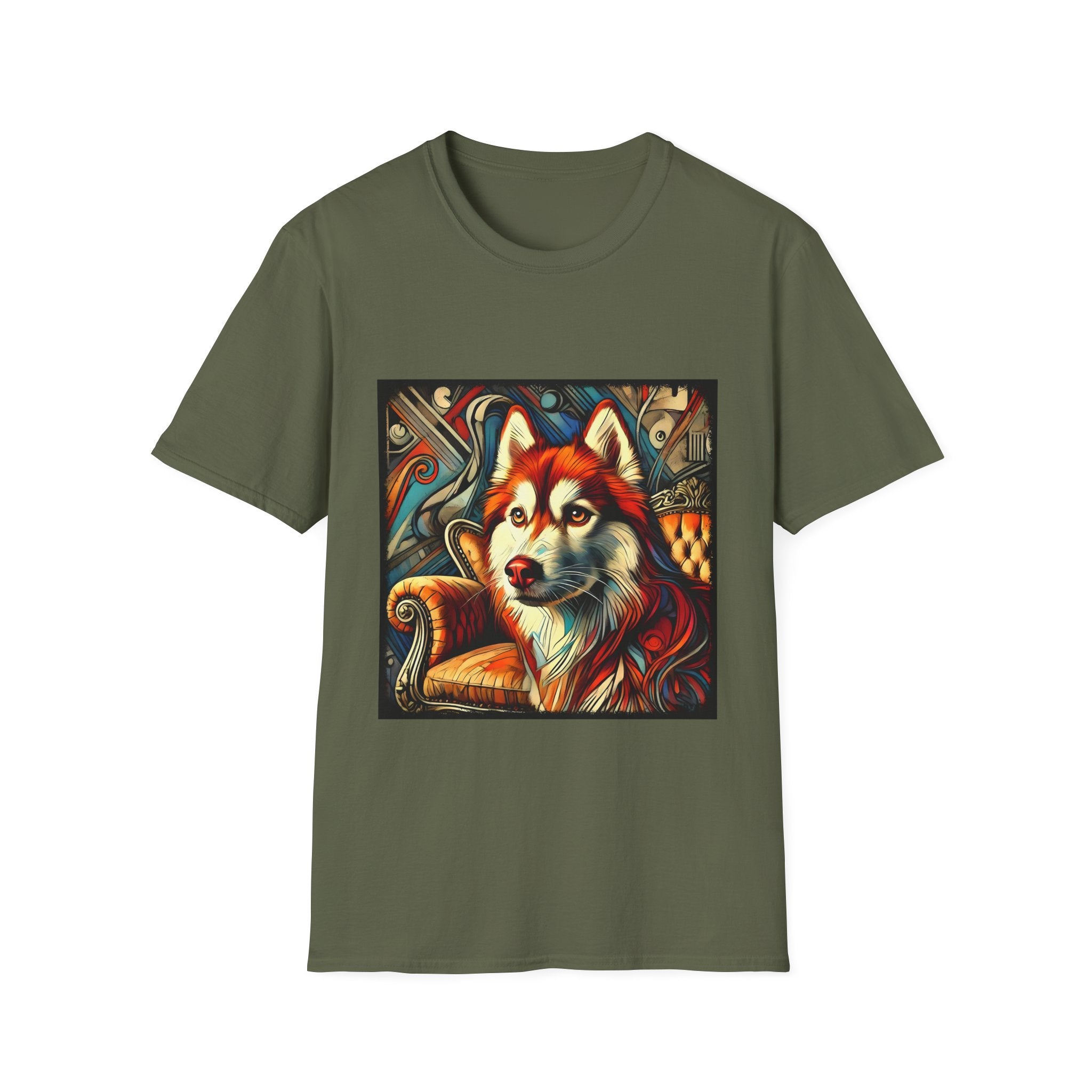 Siberian Husky Red Rebel | Unisex Dog T-Shirt