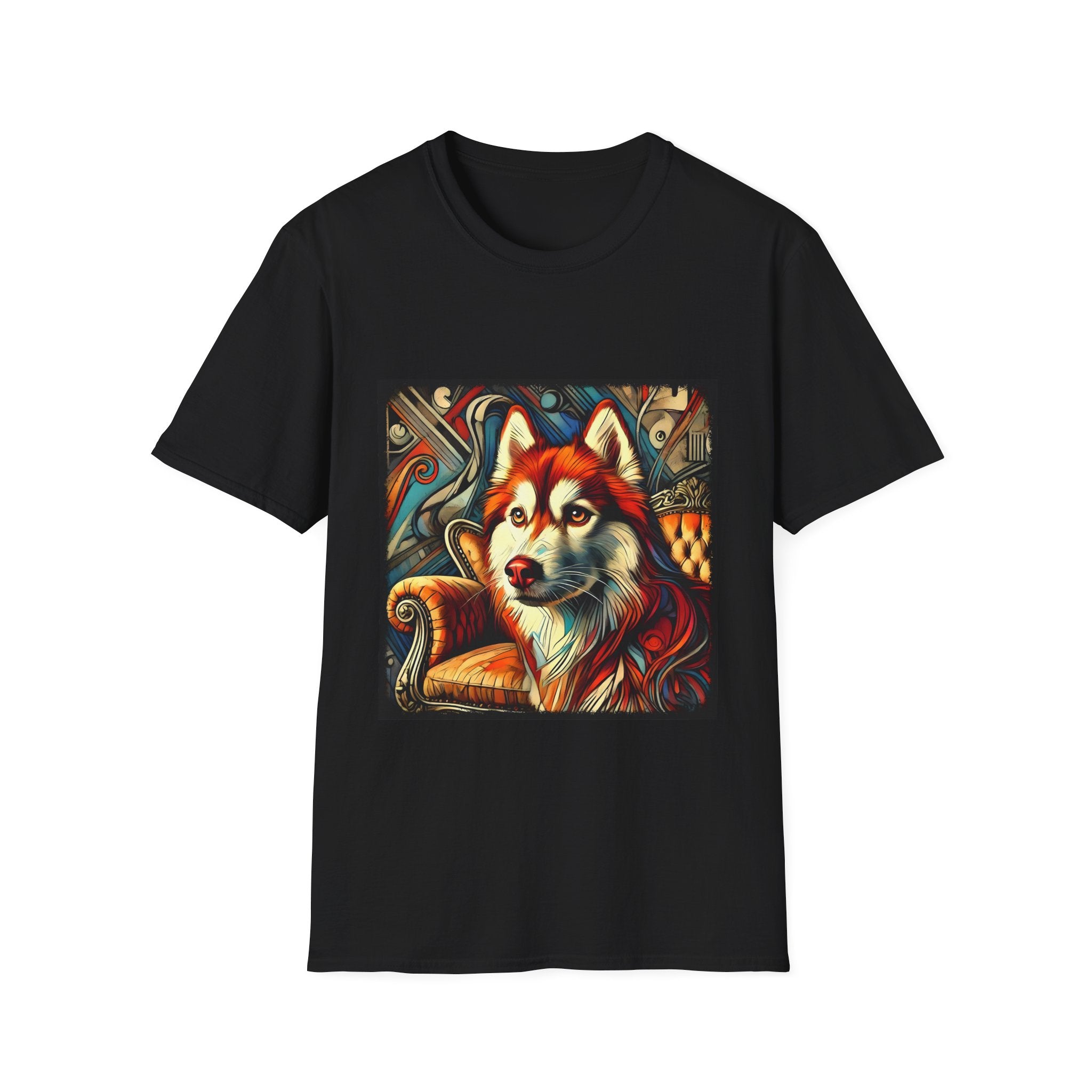 Siberian Husky Red Rebel | Unisex Dog T-Shirt