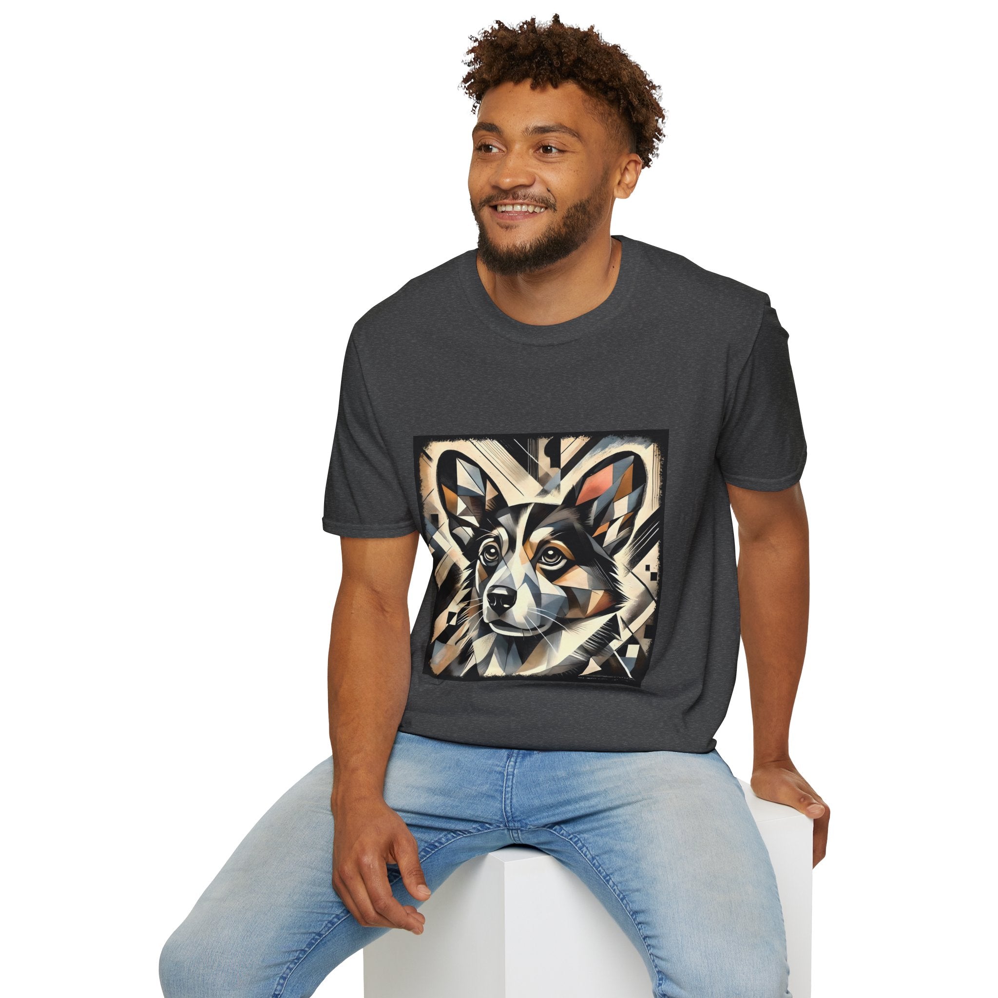 Pembroke Welsh Corgi Geometric | Unisex Dog T-Shirt