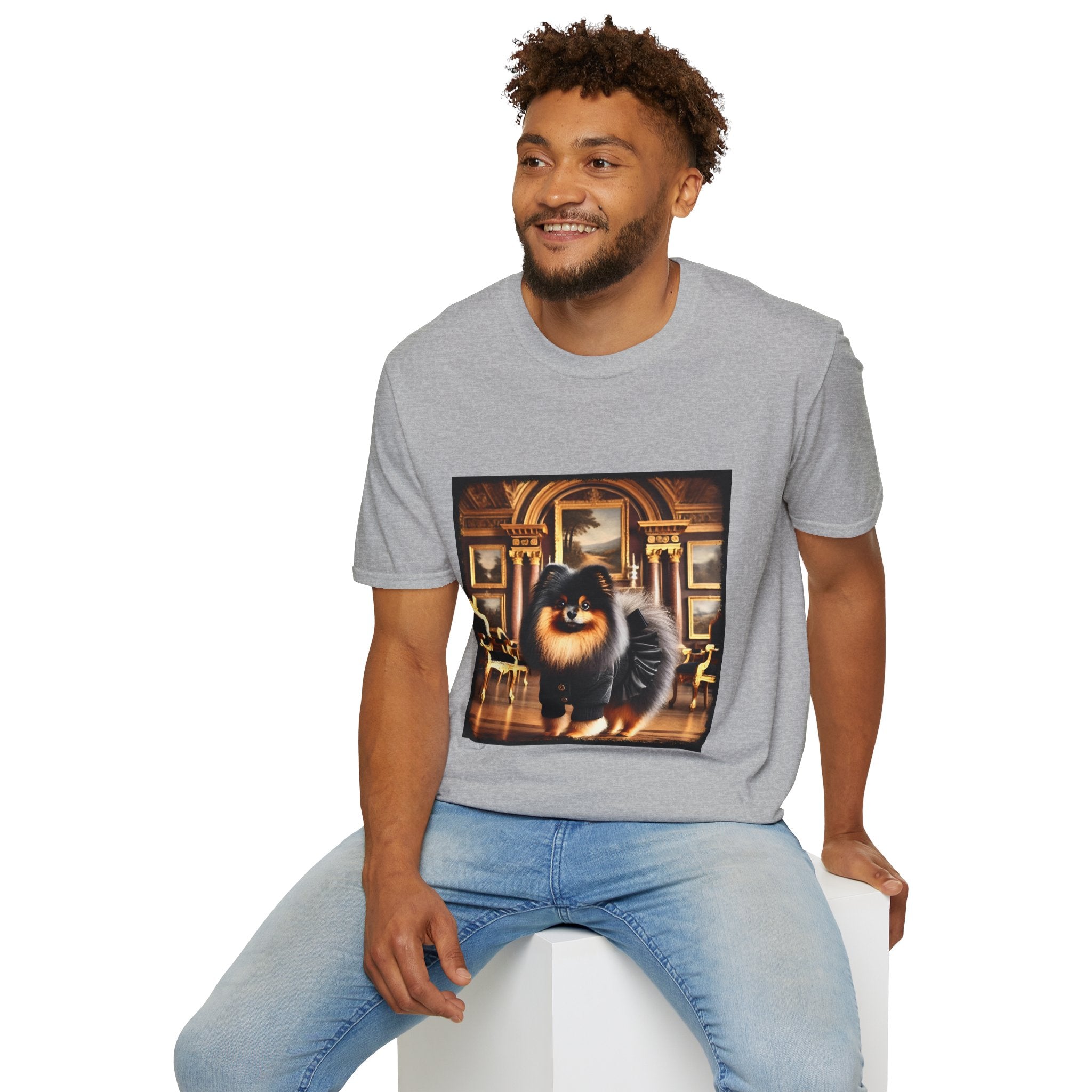 Pomeranian Billionaire Bark | Unisex Dog T-Shirt