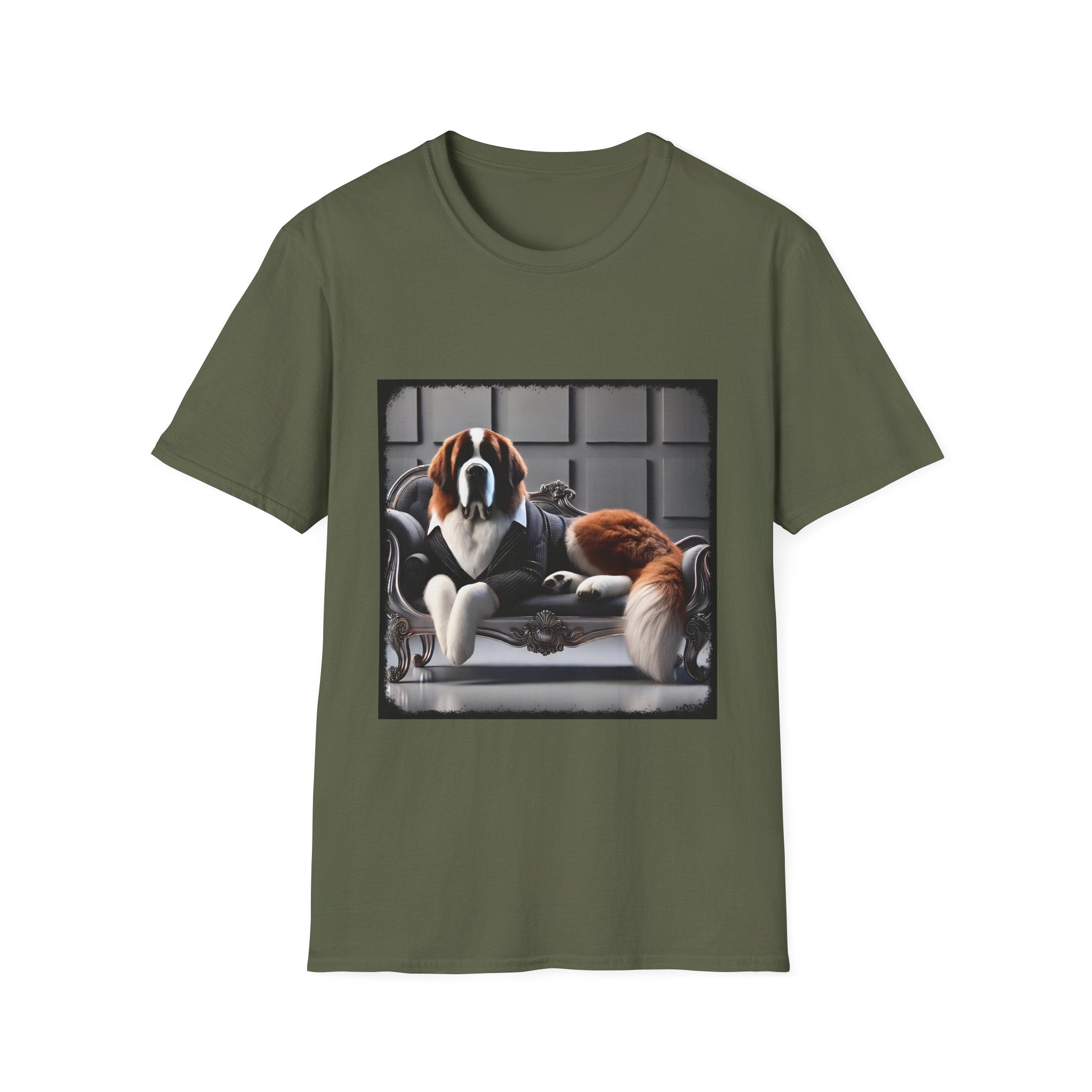Saint Bernard Tux Luxe | Unisex Dog T-Shirt