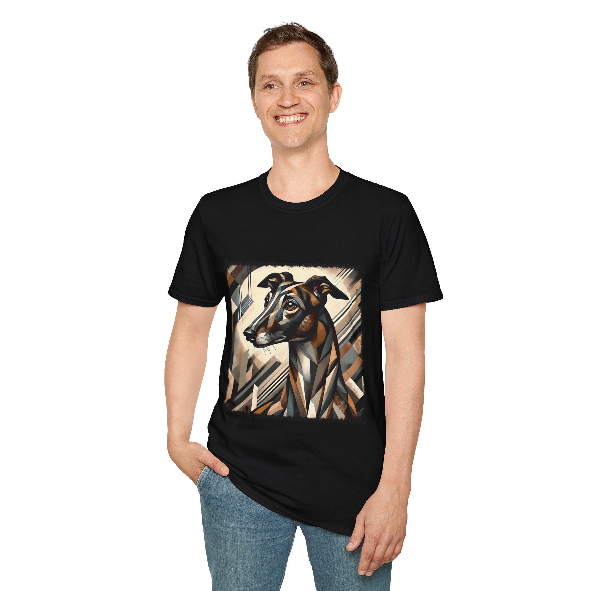 Greyhound Bold Geometric | Unisex Dog T-Shirt