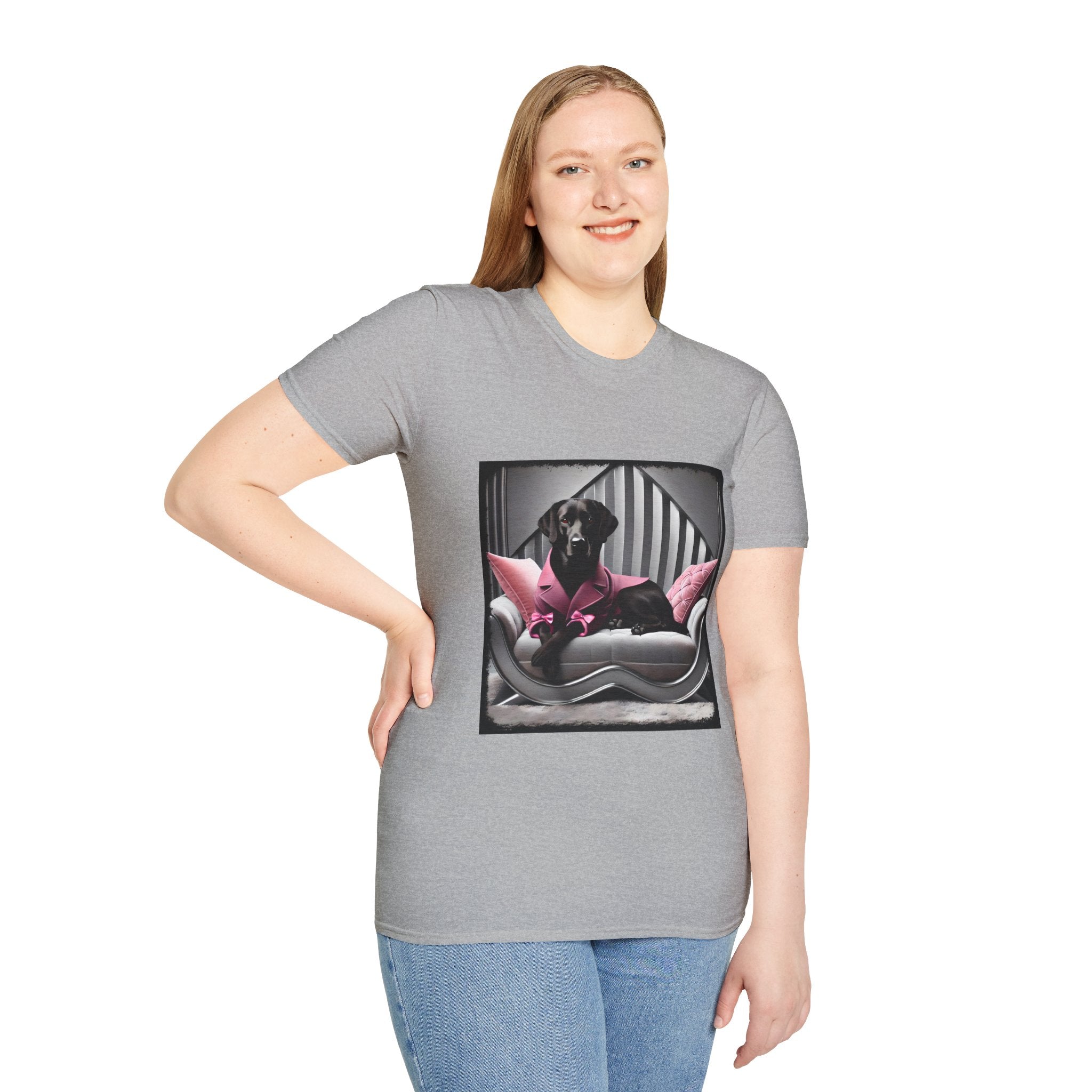 Labrador Retriever Pink Pony Girl | Unisex Dog T-Shirt
