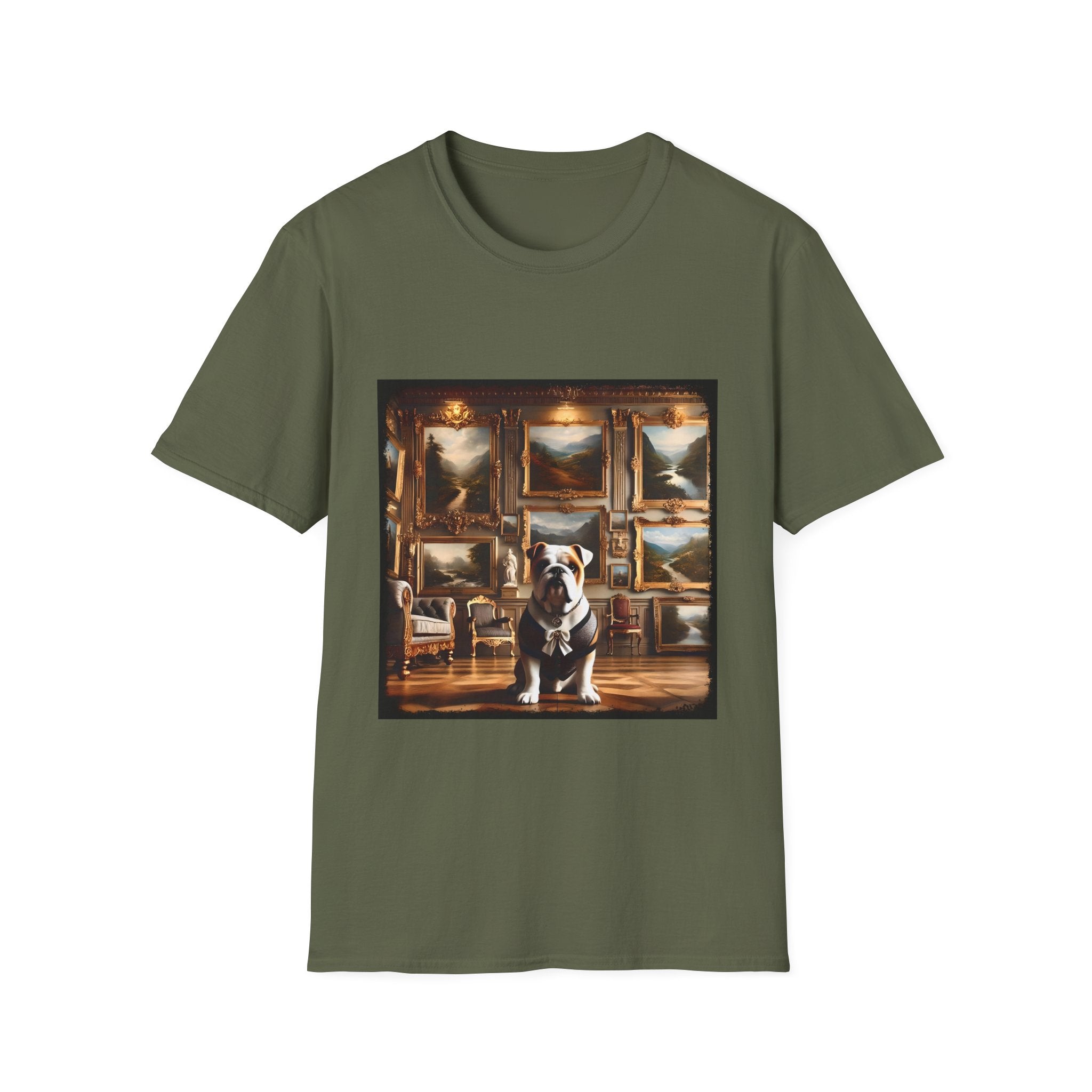 Bulldog Canvas Queen | Unisex Dog T-Shirt