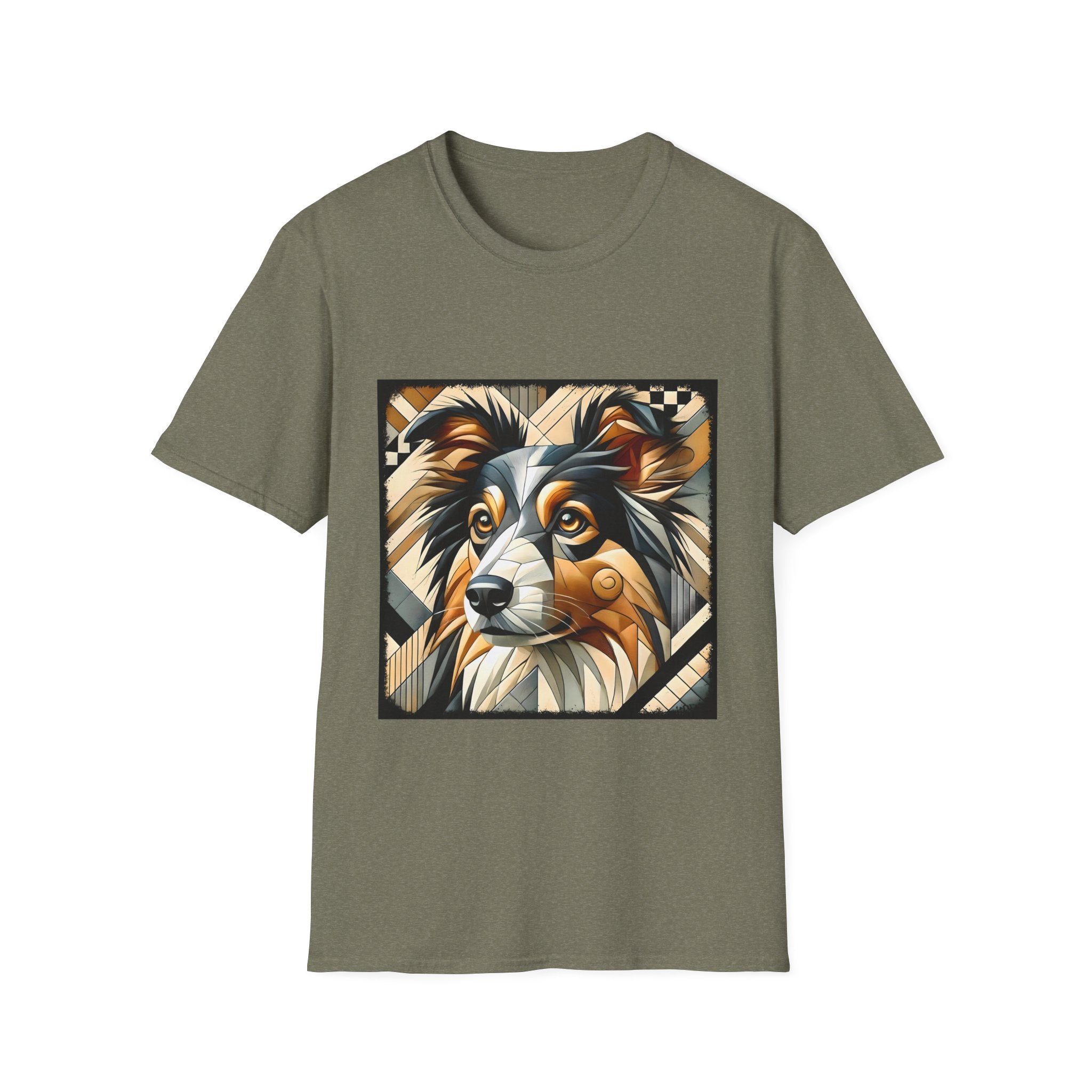 Miniature American Shepherd Geometric | Unisex Dog T-Shirt