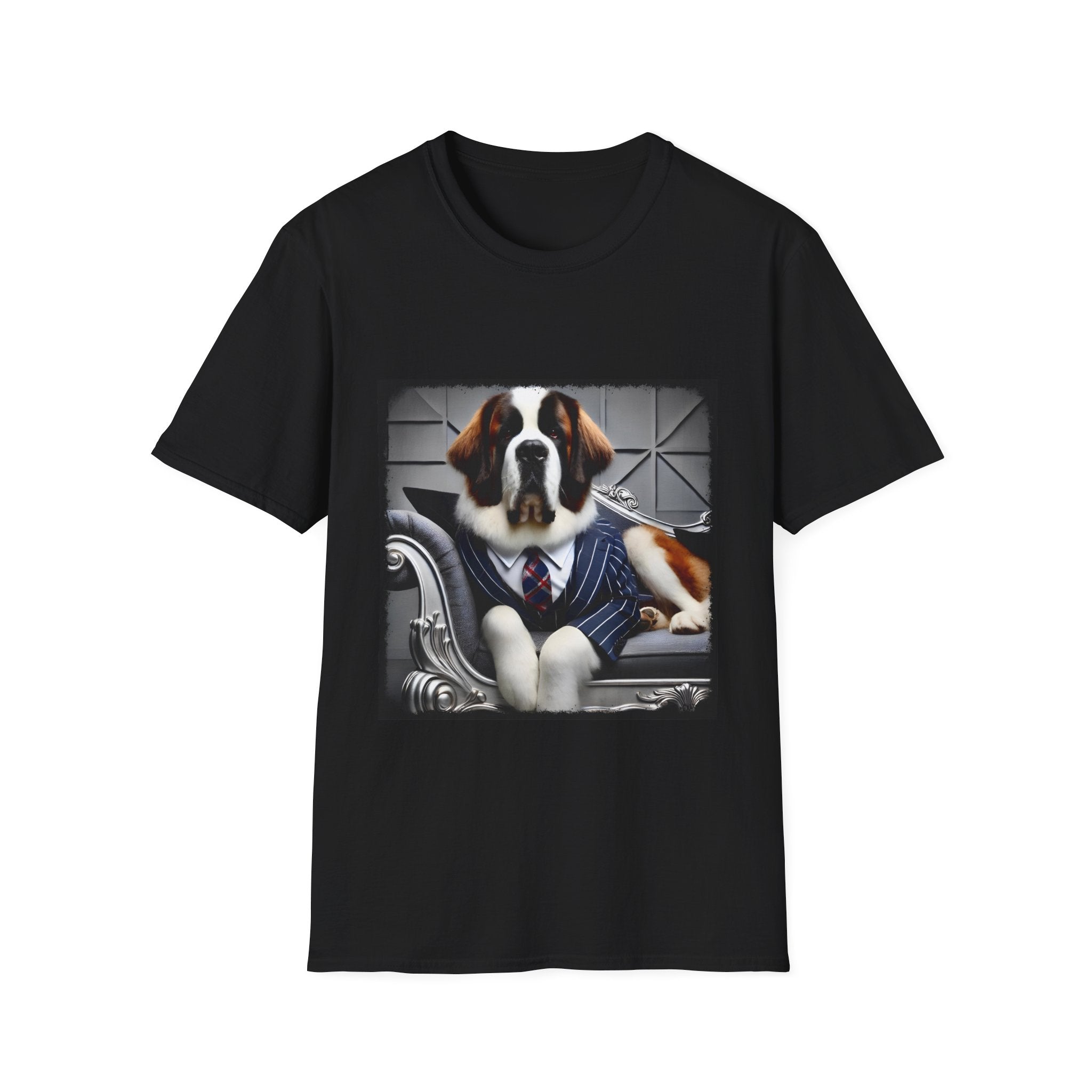 Saint Bernard Tux Luxe | Unisex Dog T-Shirt