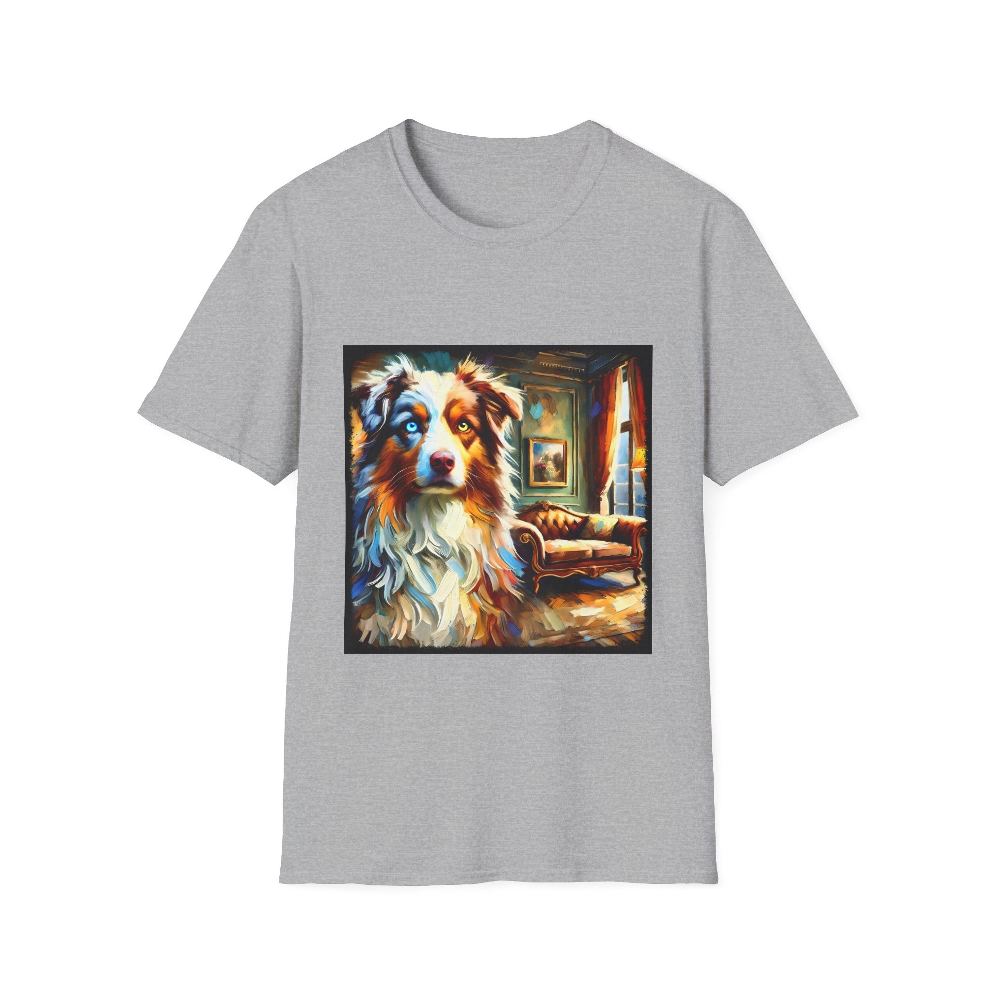 Australian Shepherd Artsy Classic | Unisex Dog T-Shirt