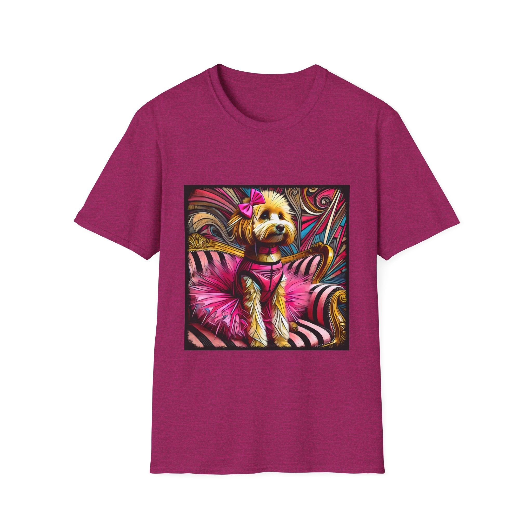 Goldendoodle Pink Rocker | Unisex Dog T-Shirt