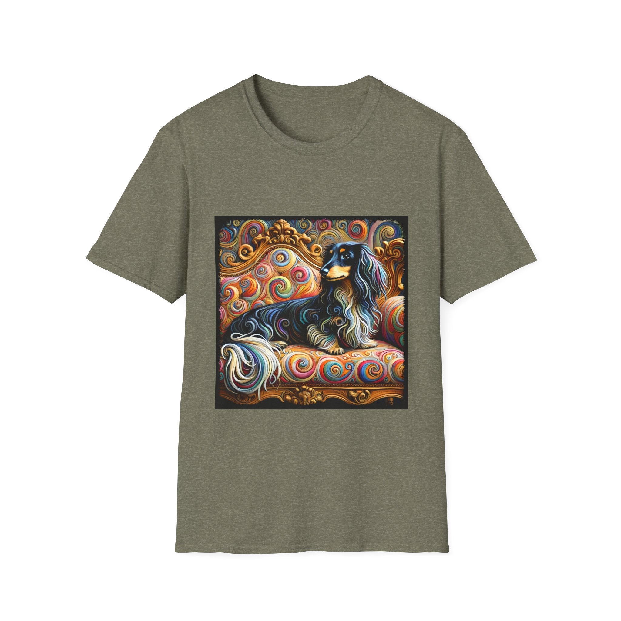 Dachshund Bold Swirl | Unisex Dog T-Shirt