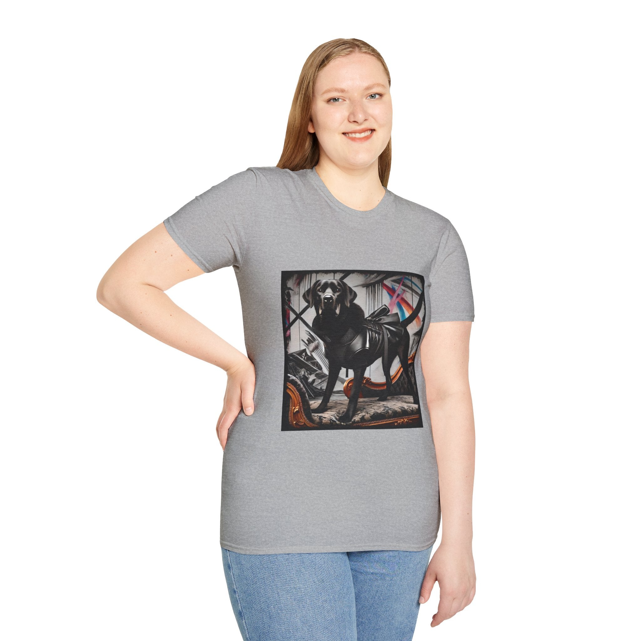 Labrador Retriever Leather Rockette | Unisex Dog T-Shirt