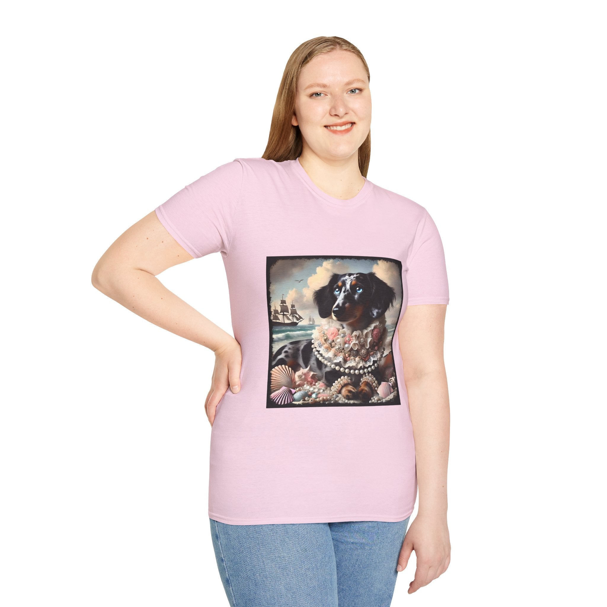 Dachshund Beach Beauty | Unisex Dog T-Shirt