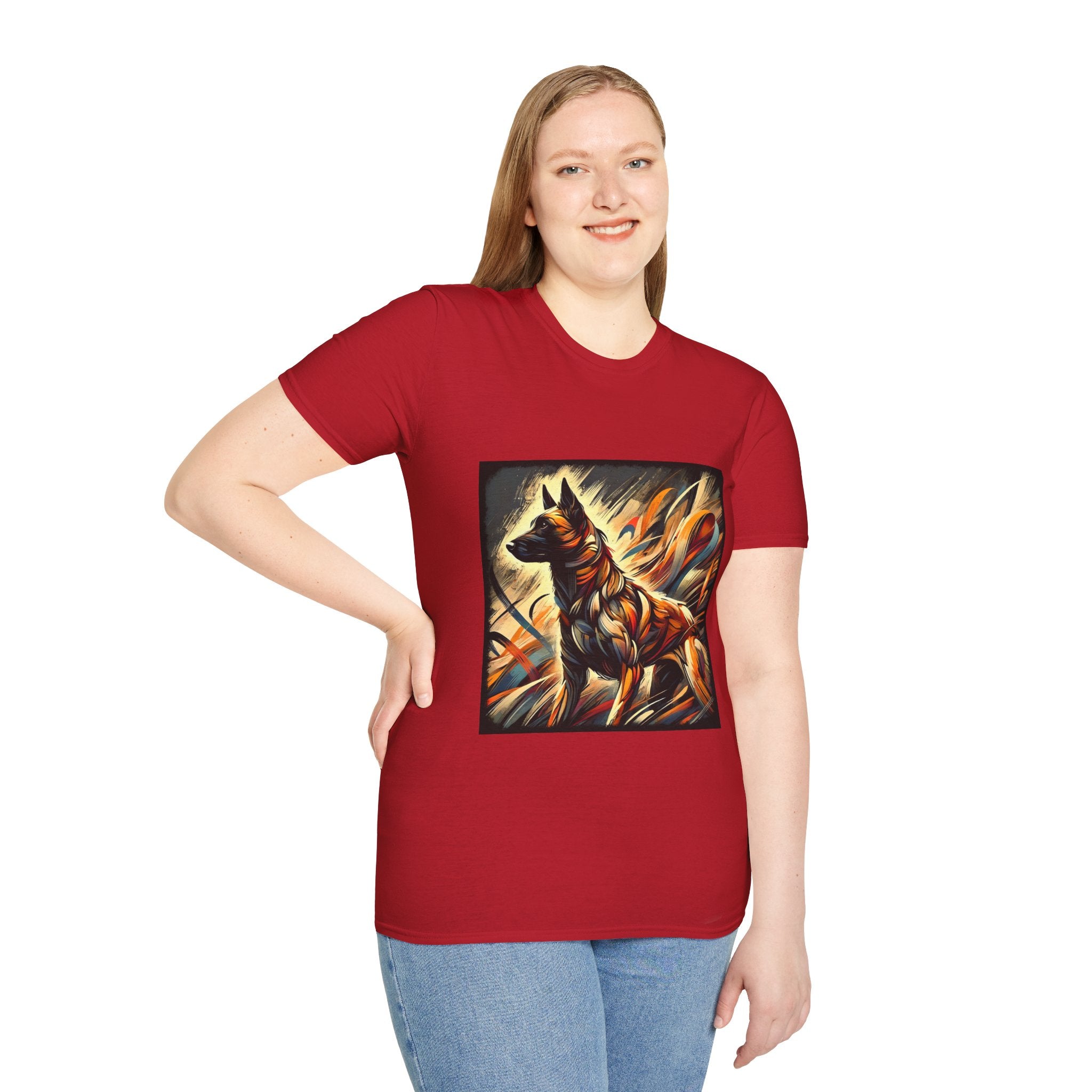 Belgian Malinois Fire Classic | Unisex Dog T-Shirt