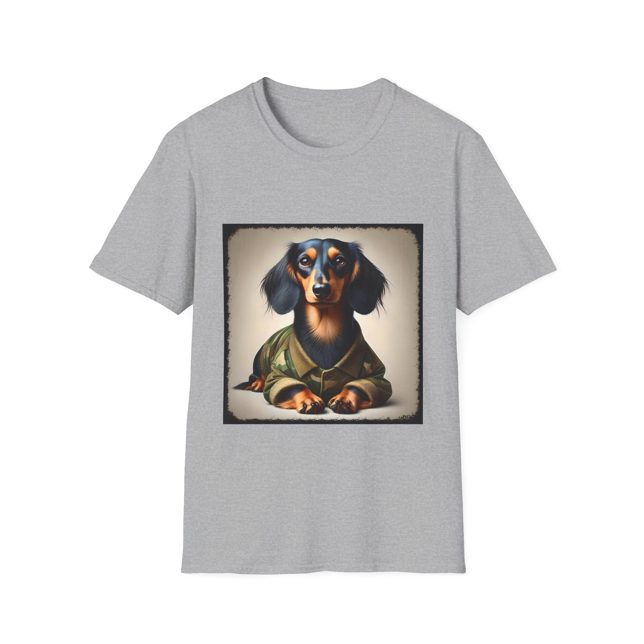 Dachshund Camo Chic | Unisex Dog T-Shirt