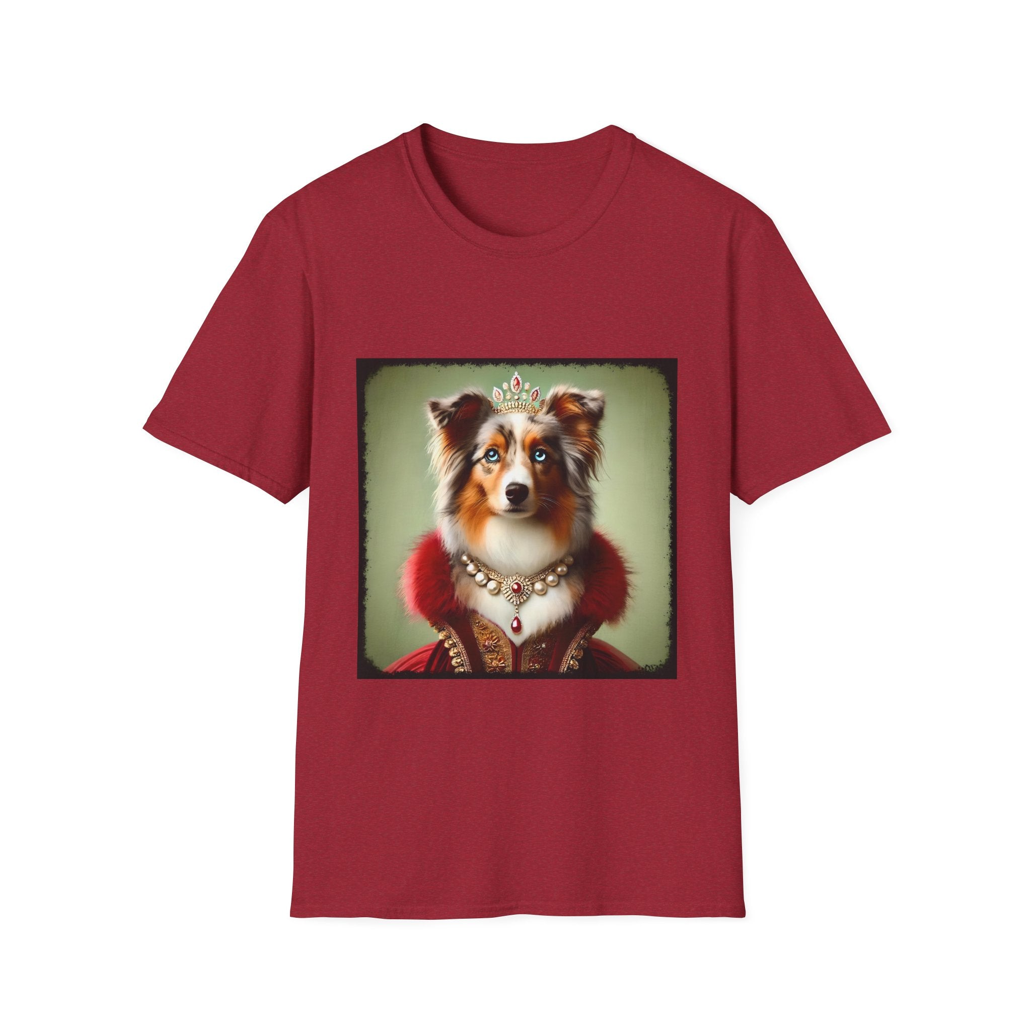 Miniature American Shepherd Red Merle Queen | Unisex Dog T-Shirt
