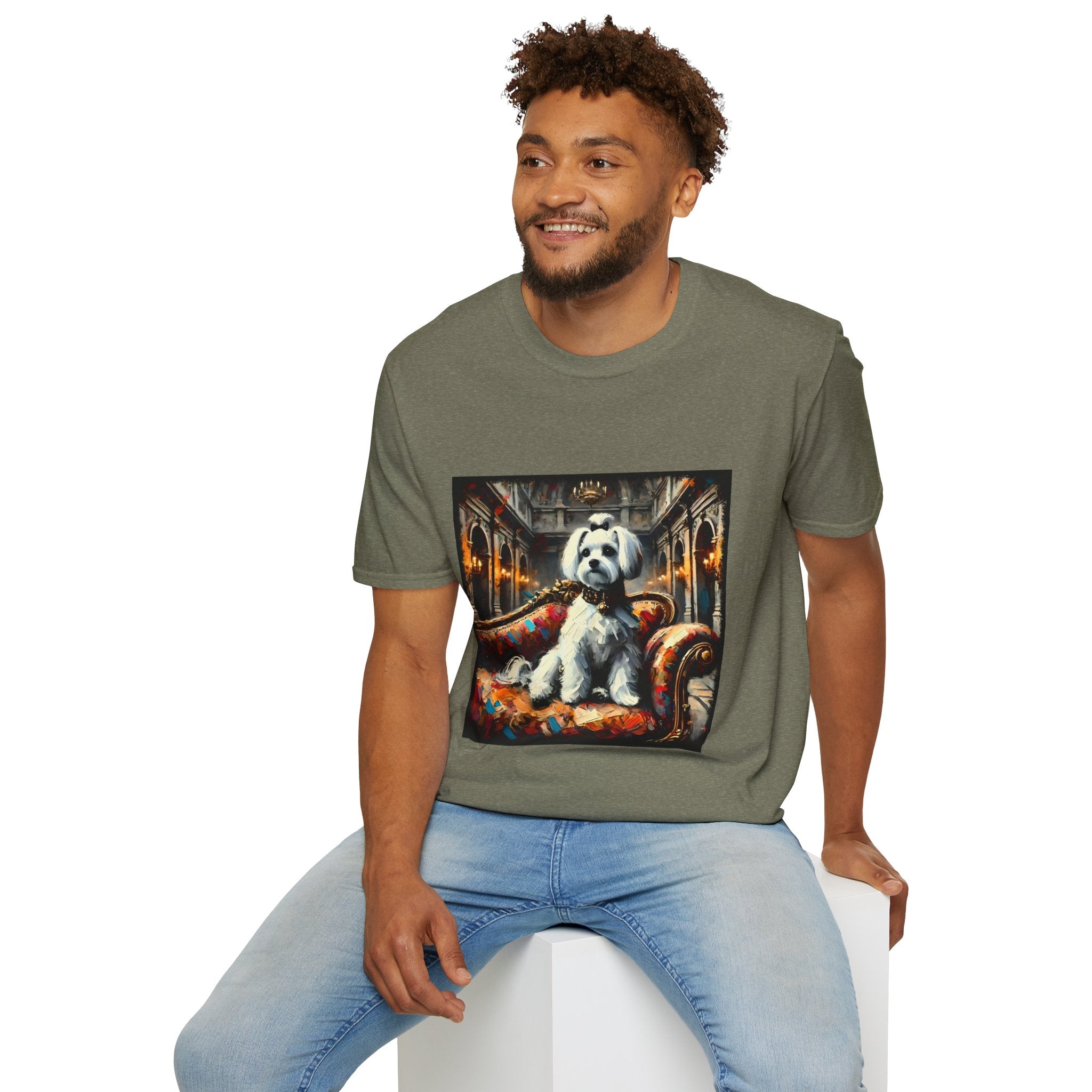 Maltese Bold Classic | Unisex Dog T-Shirt
