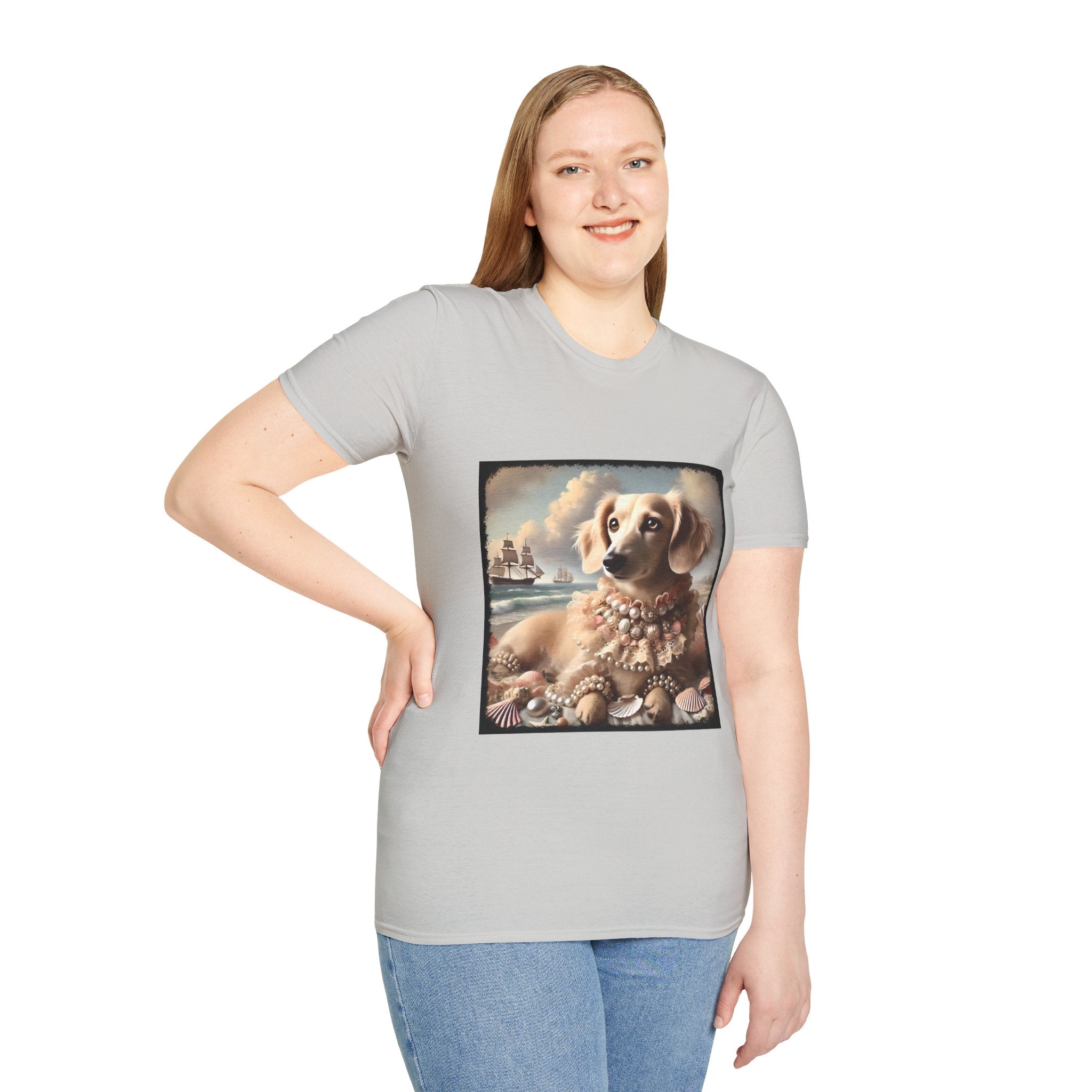 Dachshund Seashell Siren | Unisex Dog T-Shirt