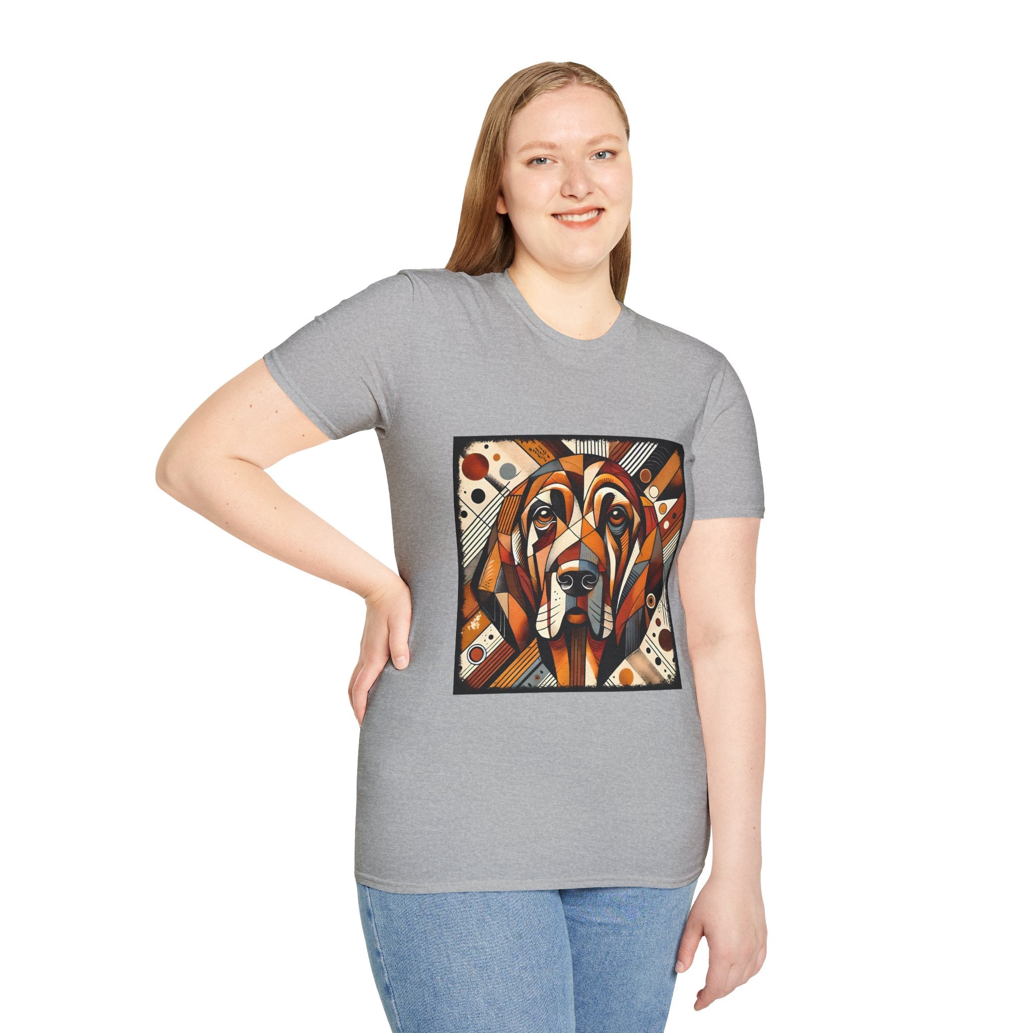 Bloodhound Bold Geometric | Unisex Dog T-Shirt