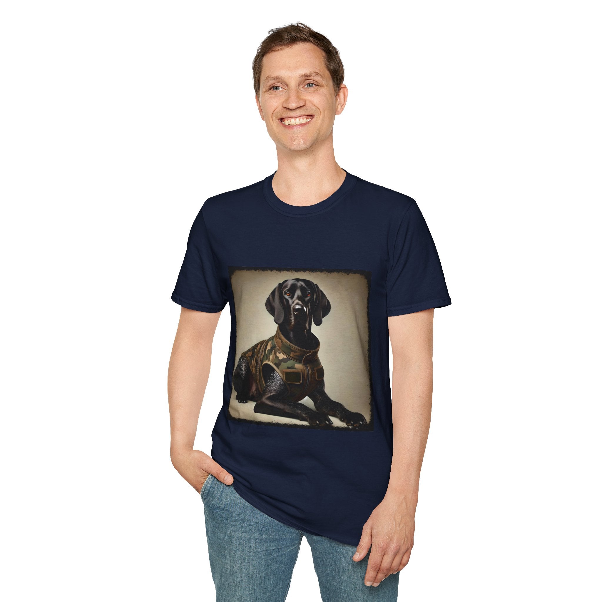German Shorthaired Pointer Camo Cutie | Unisex Dog T-Shirt