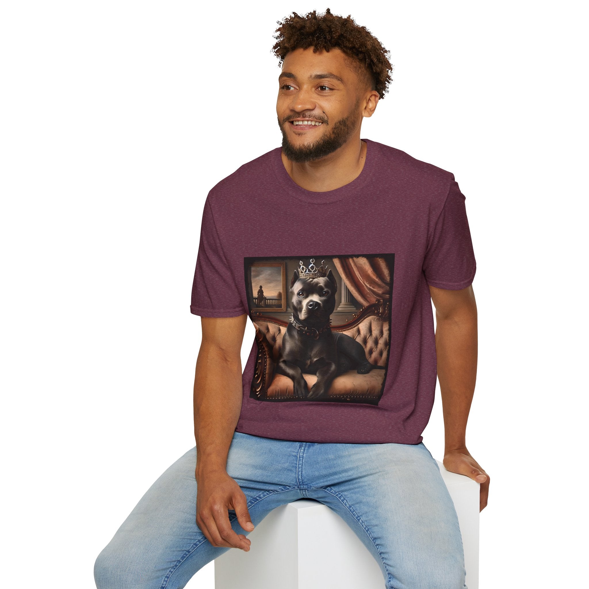 American Pit Bull Terrier Edgy Prince | Unisex Dog T-Shirt