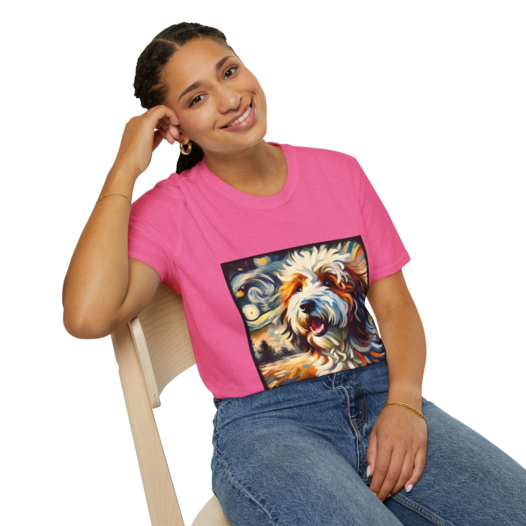 Bernedoodle Vivid Swirl | Unisex Dog T-Shirt