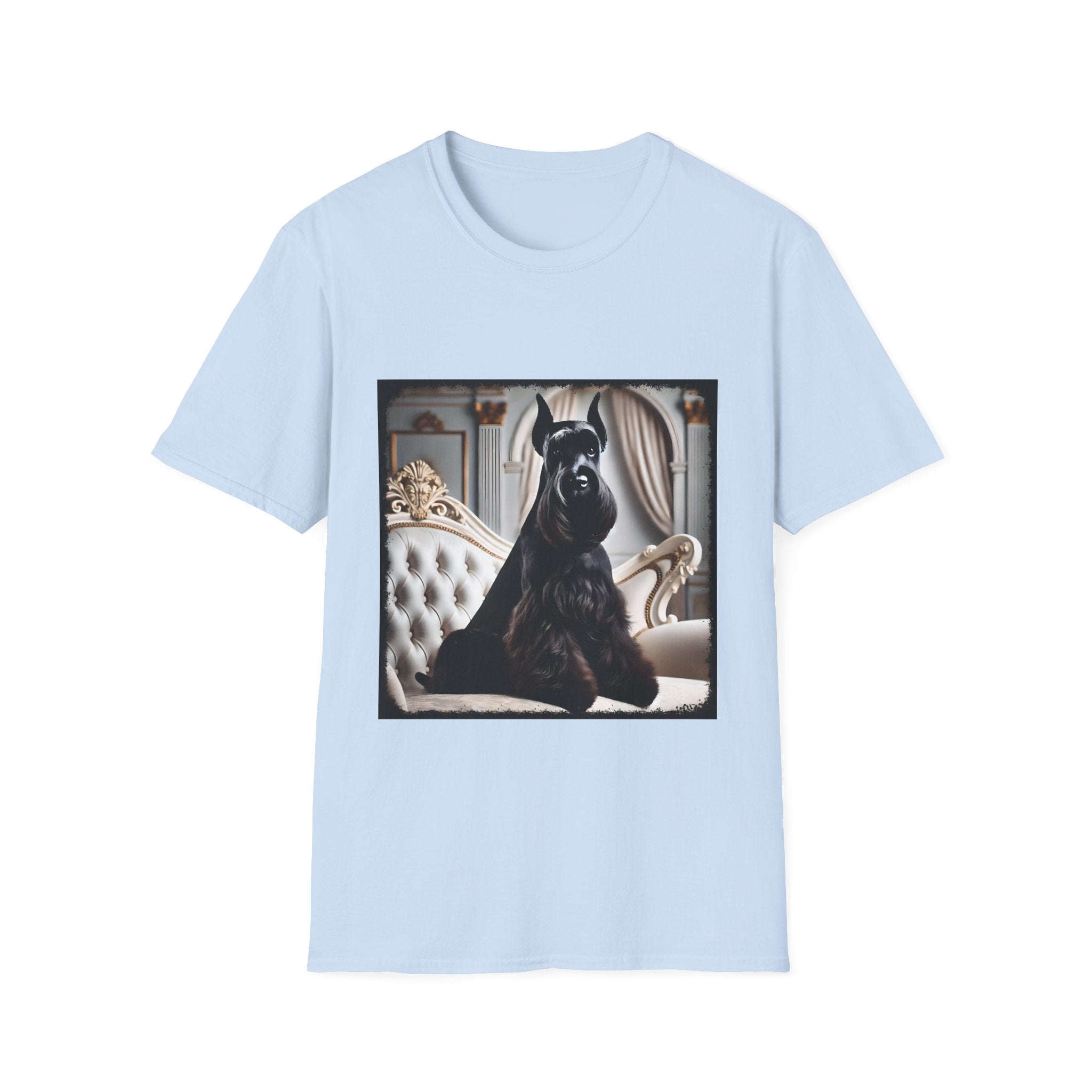 Schnauzer Posh Pose | Unisex Dog T-Shirt