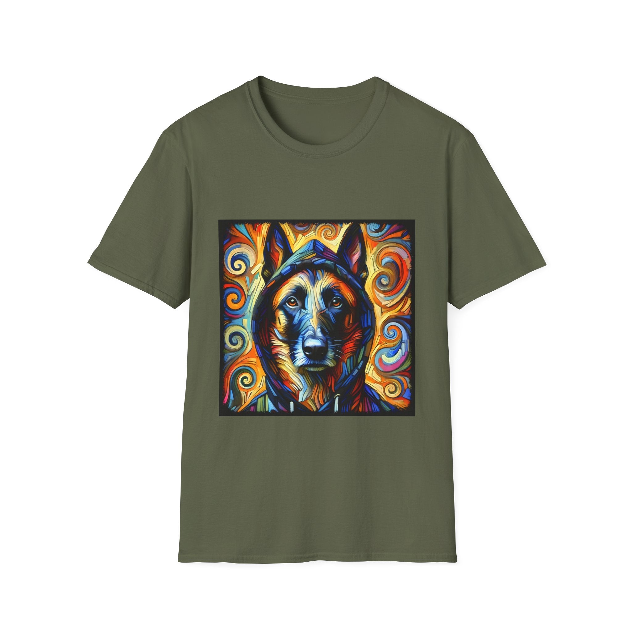 Belgian Malinois Relaxed Swirl | Unisex Dog T-Shirt