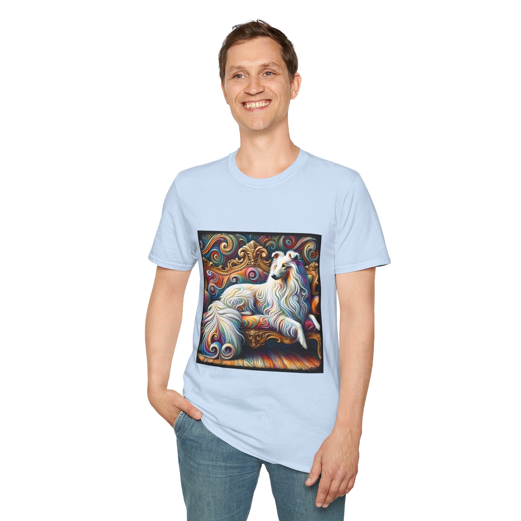 Collie Divine Swirl | Unisex Dog T-Shirt
