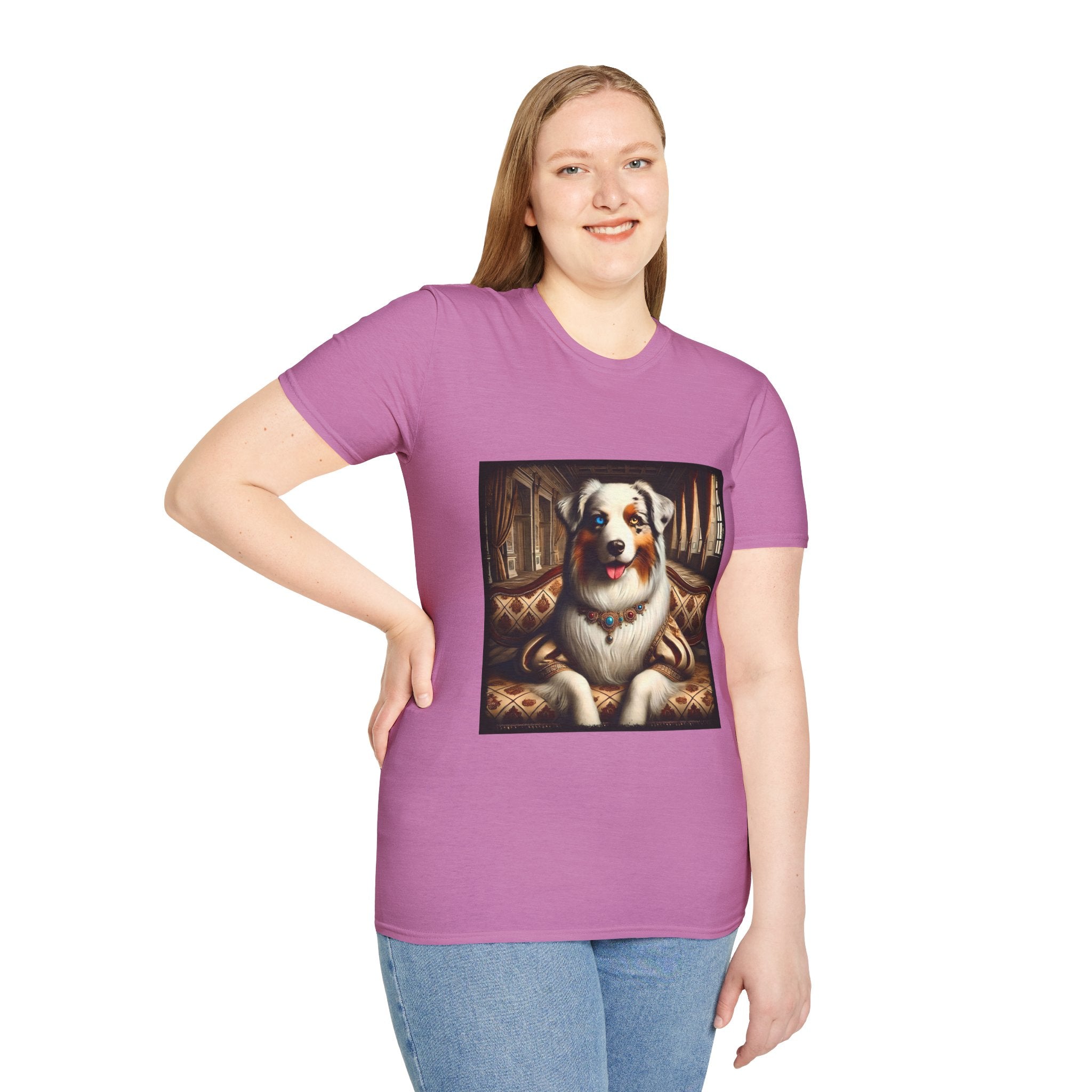 Australian Shepherd Poised Princess | Unisex Dog T-Shirt