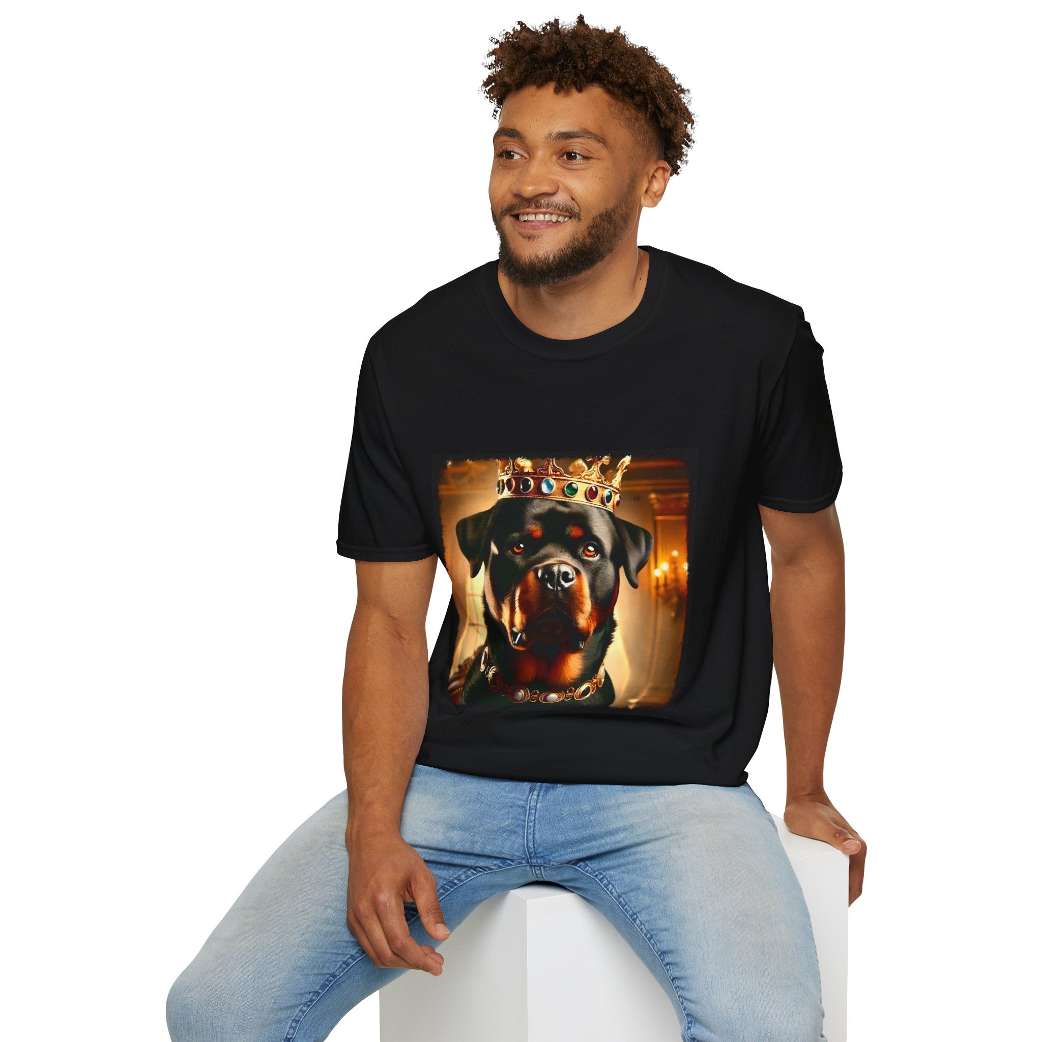 Rottweiler Mighty Monarch | Unisex Dog T-Shirt