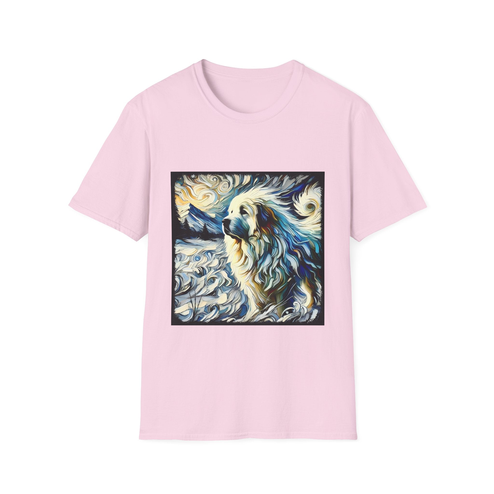 Great Pyrenees Snow Swirl | Unisex Dog T-Shirt