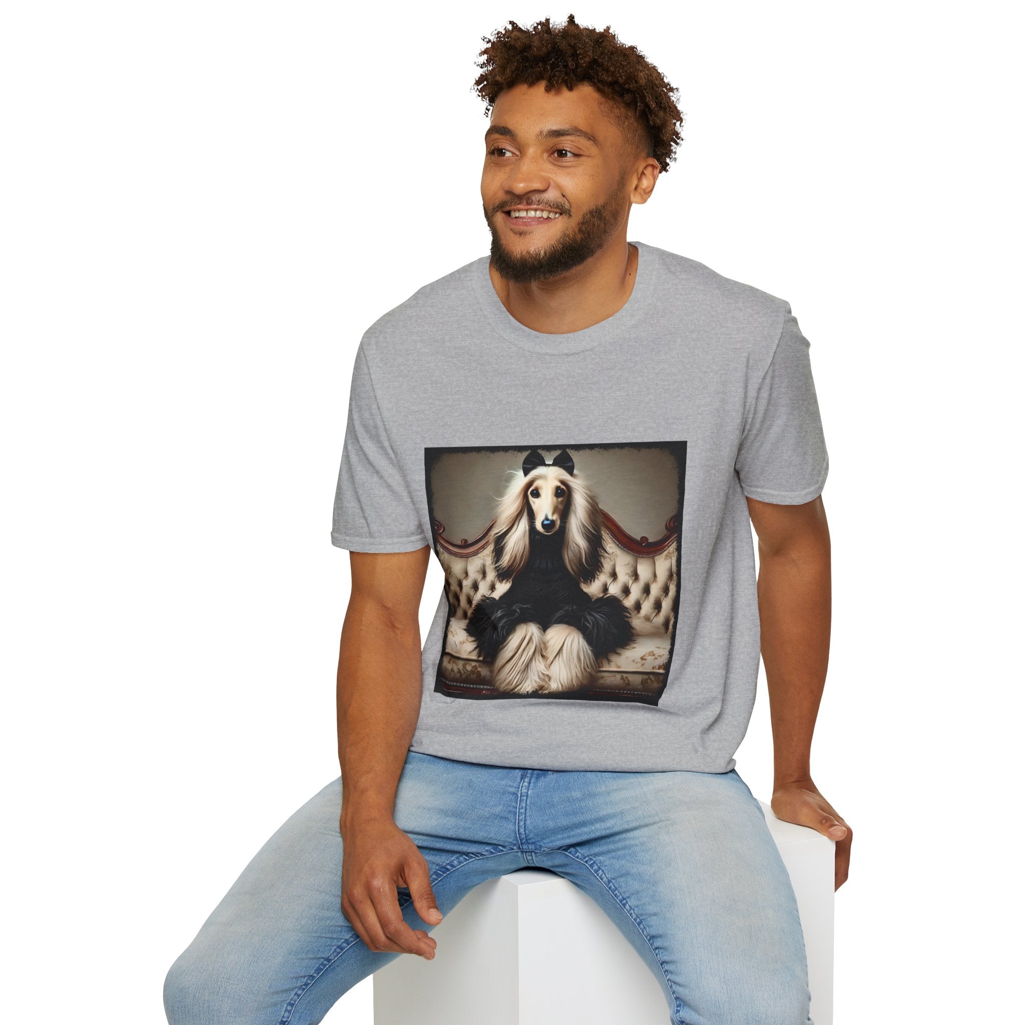 Afghan Hound Pure Icon | Unisex Dog T-Shirt