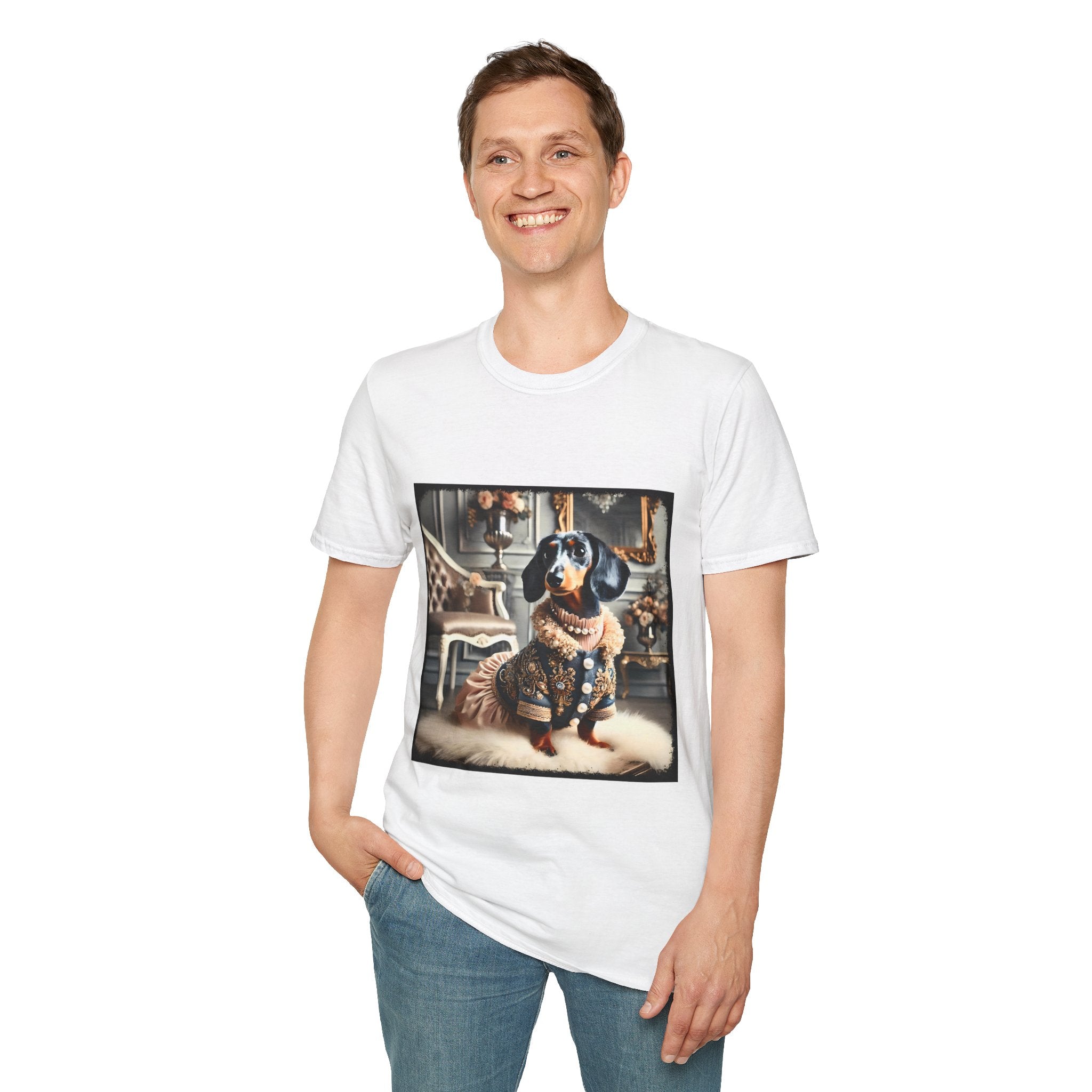 Dachshund Regal Muse | Unisex Dog T-Shirt