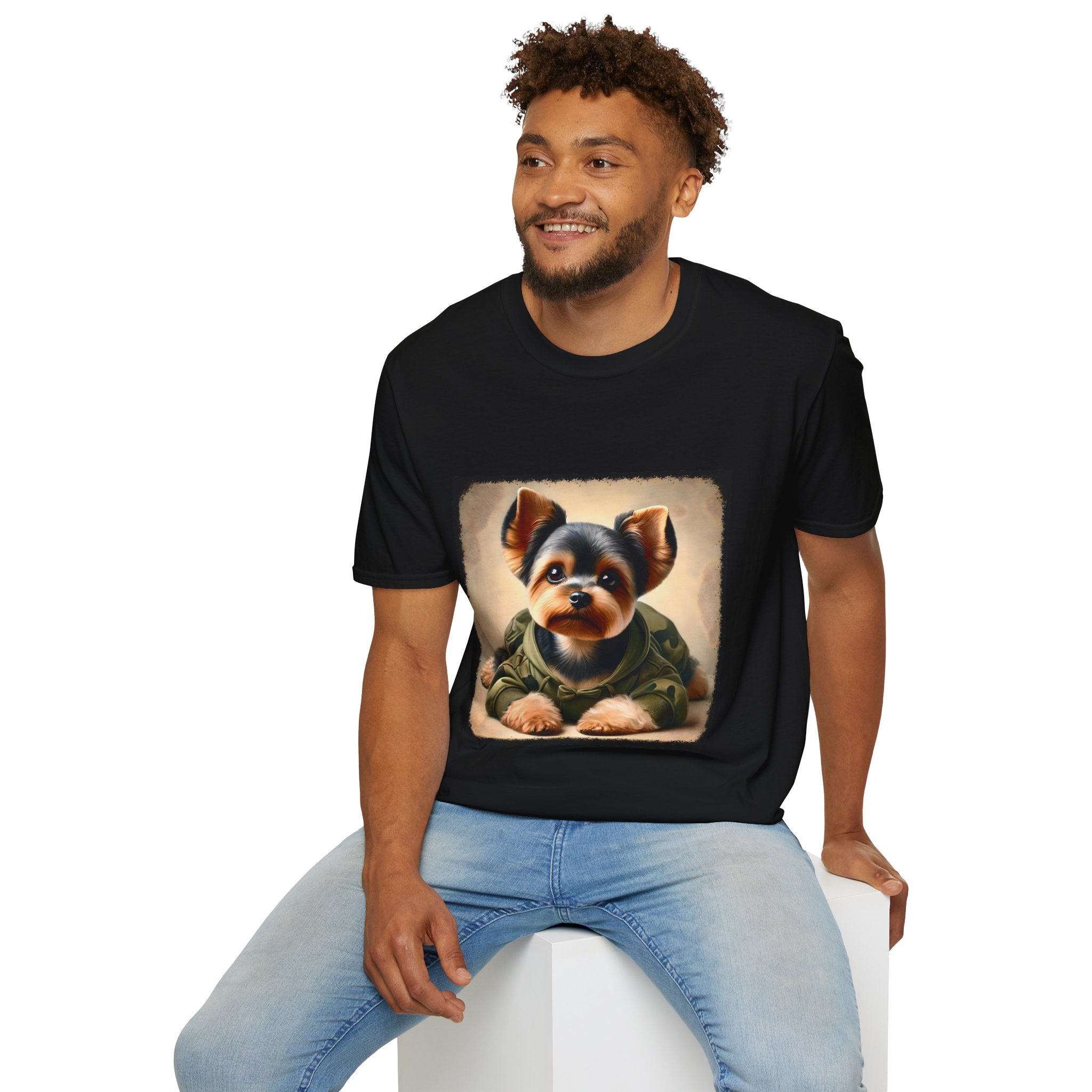 Yorkshire Terrier Combat Cutie | Unisex Dog T-Shirt