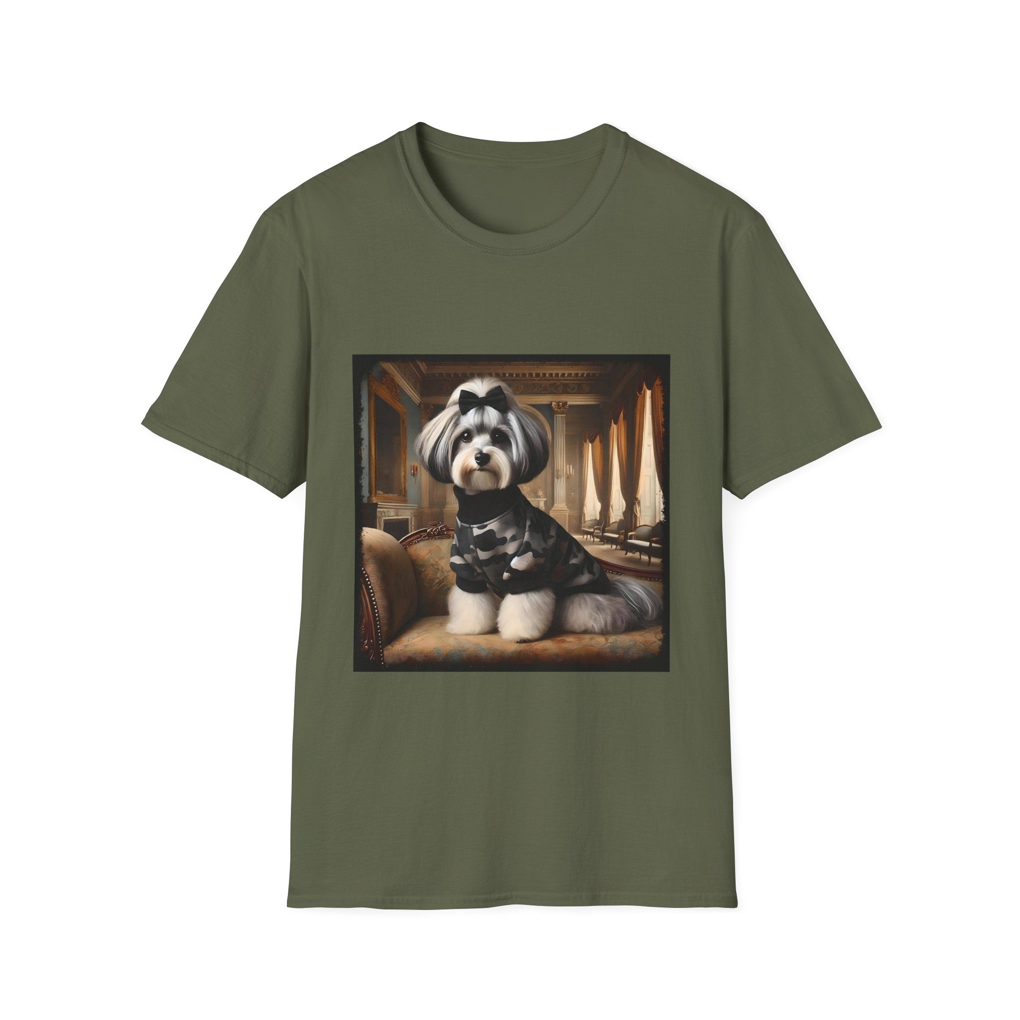Havanese Posh Camo Cutie |  Unisex Dog T-Shirt