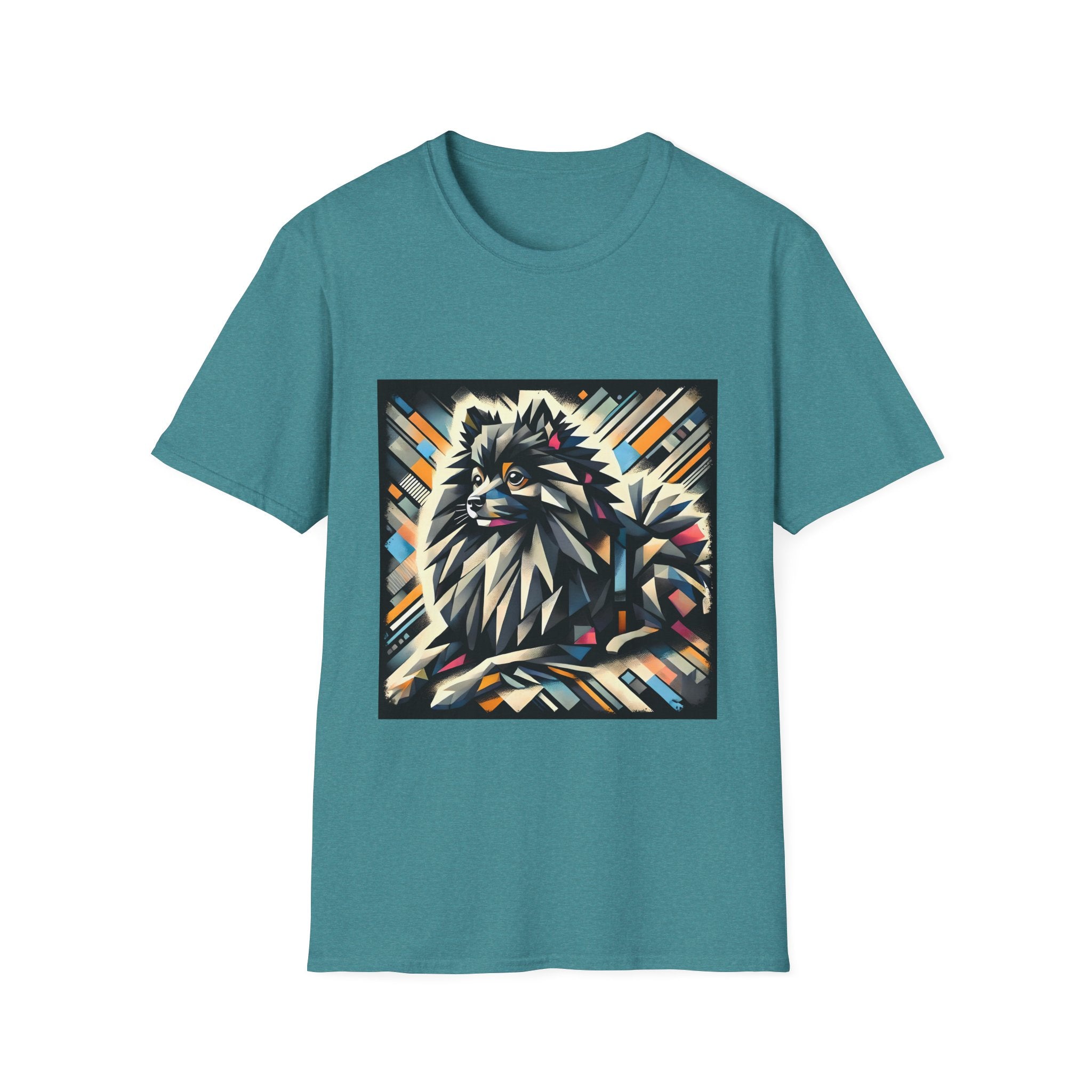 Pomeranian Bold Geometric | Unisex Dog T-Shirt