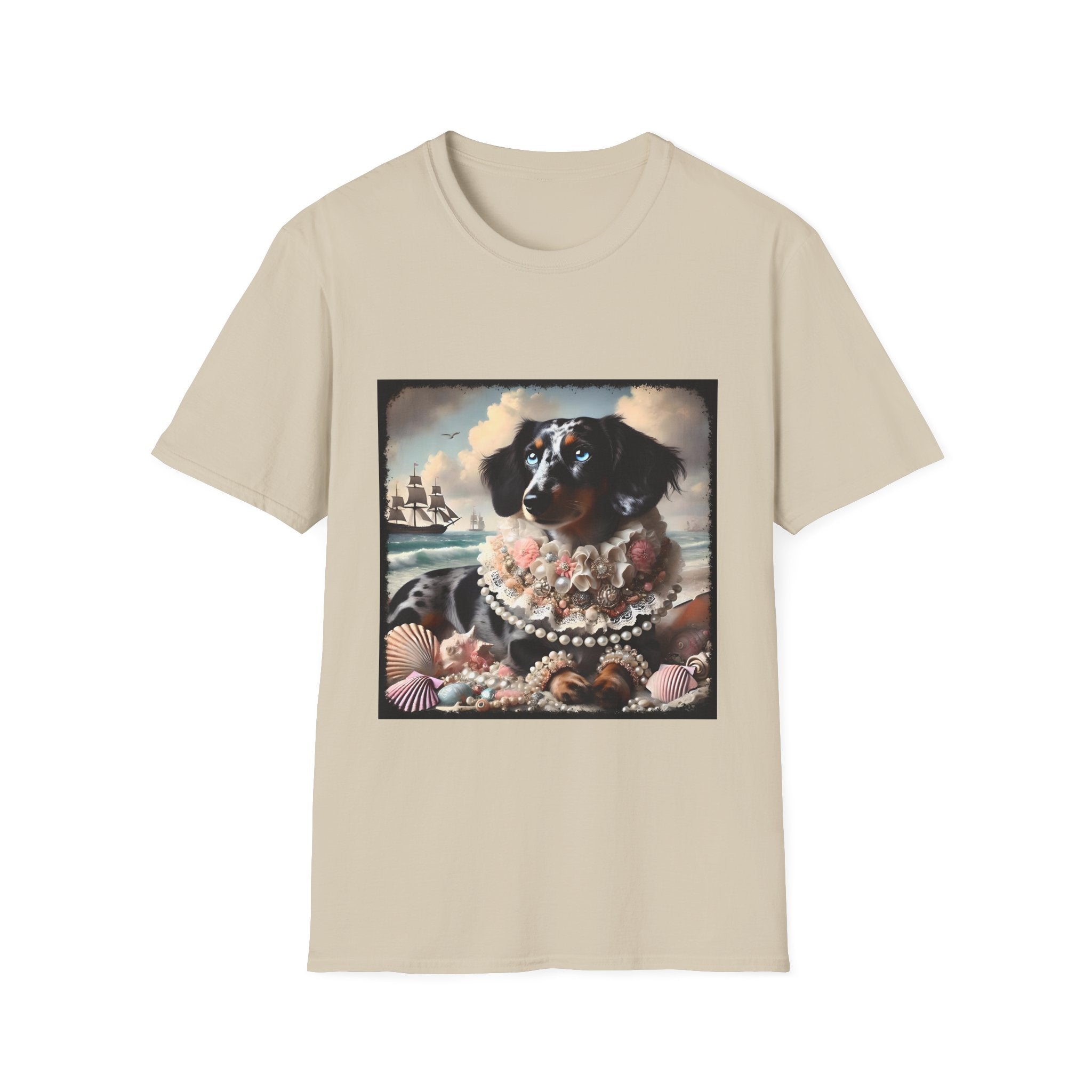 Dachshund Beach Beauty | Unisex Dog T-Shirt