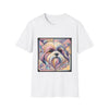 Lhasa Apso Pastel Geometric | Unisex Dog T-Shirt