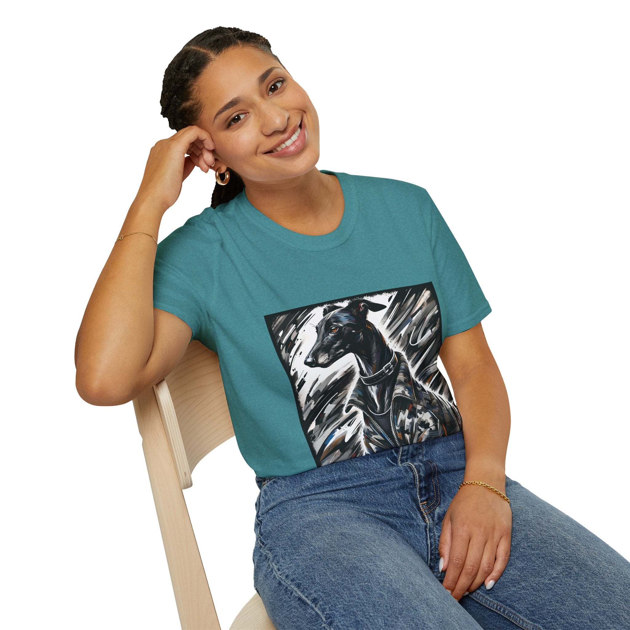 Greyhound Bold Camo Classic | Unisex Dog T-Shirt