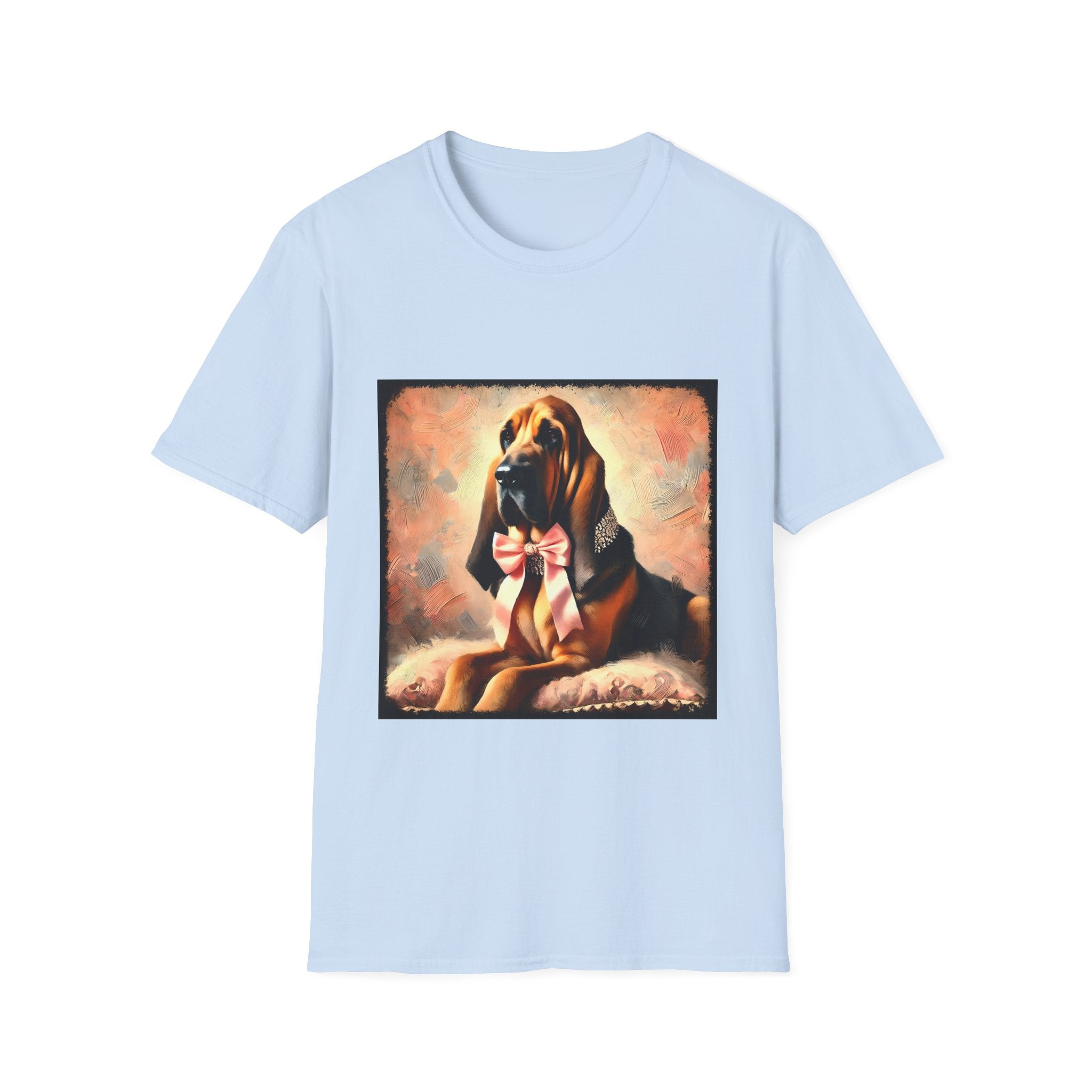 Bloodhound Poised Classic | Unisex Dog T-Shirt