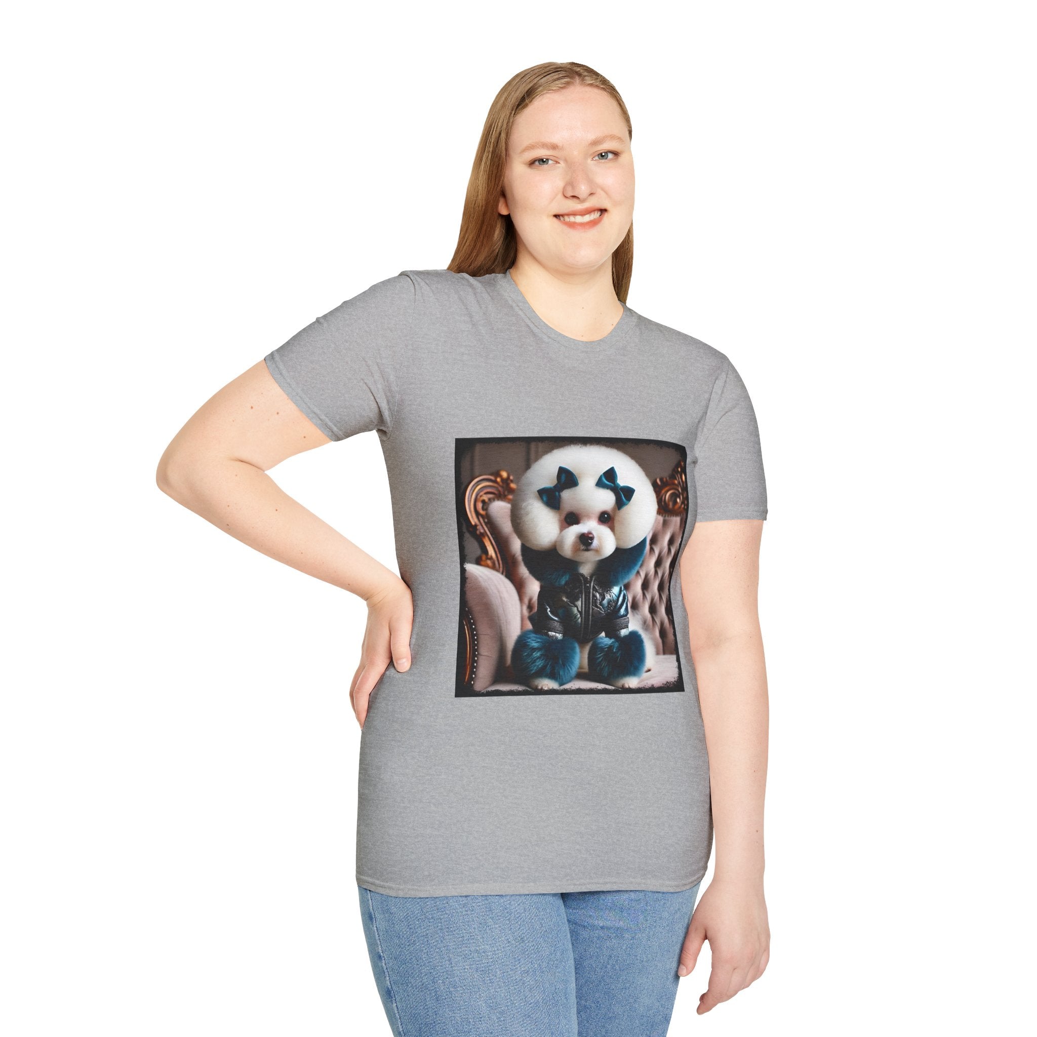 Bichon Frise Posh Pawfluencer | Unisex Dog T-Shirt