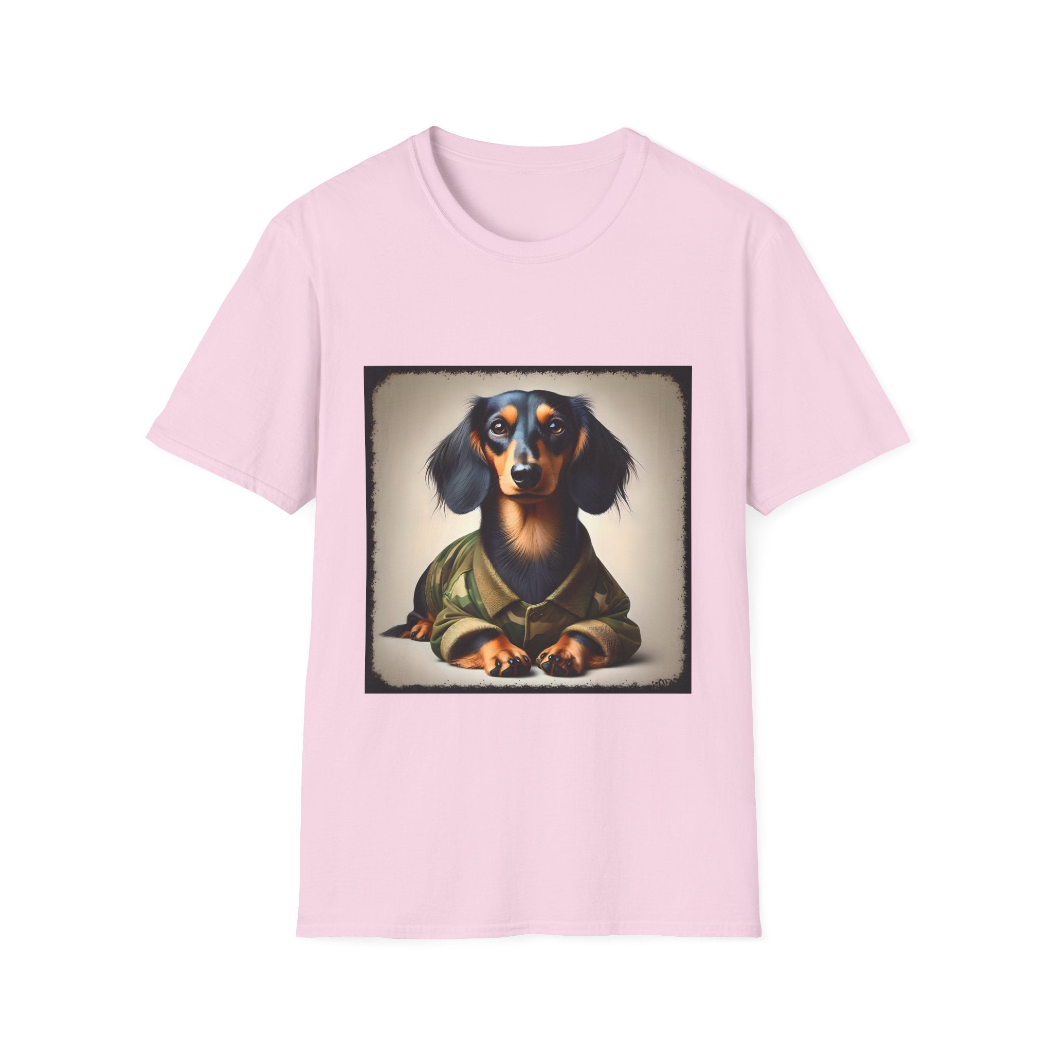 Dachshund Camo Chic | Unisex Dog T-Shirt