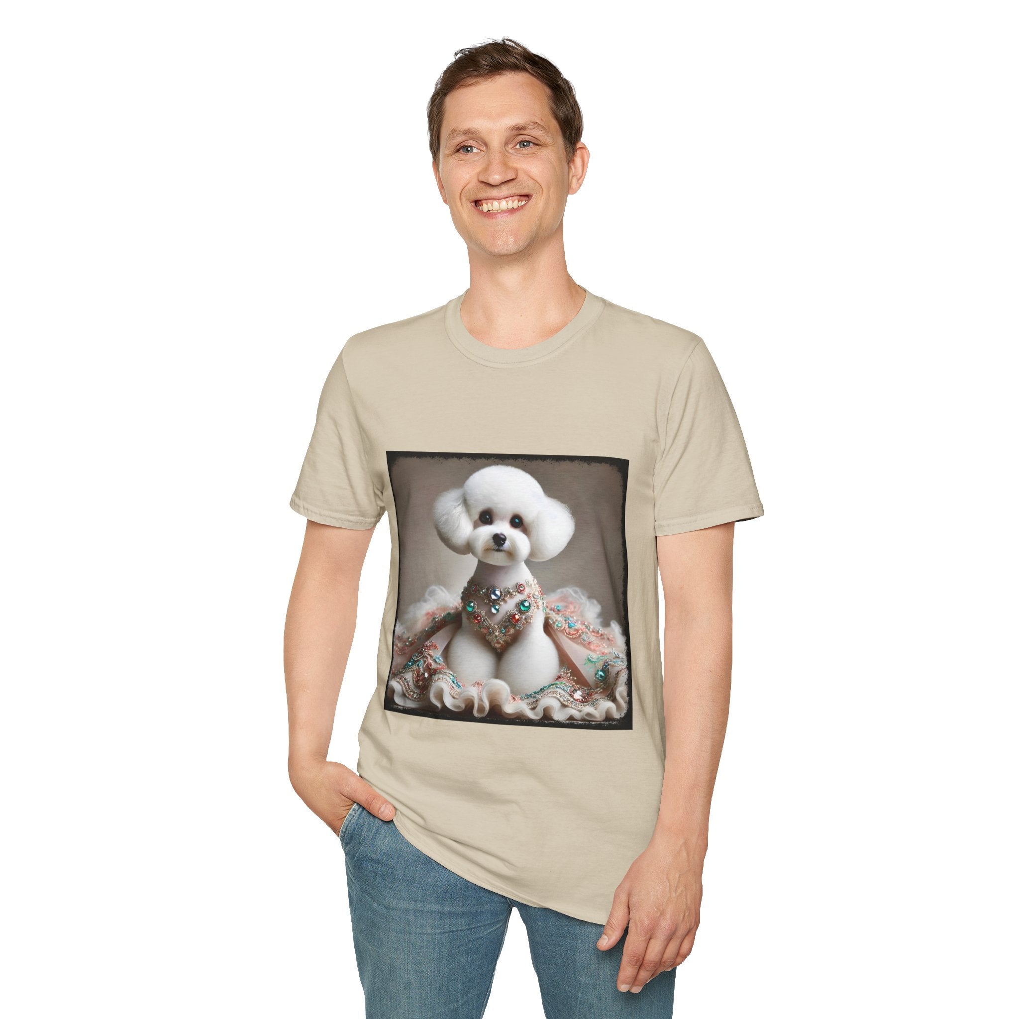 Bichon Frise Jeweled Beauty | Unisex Dog T-Shirt