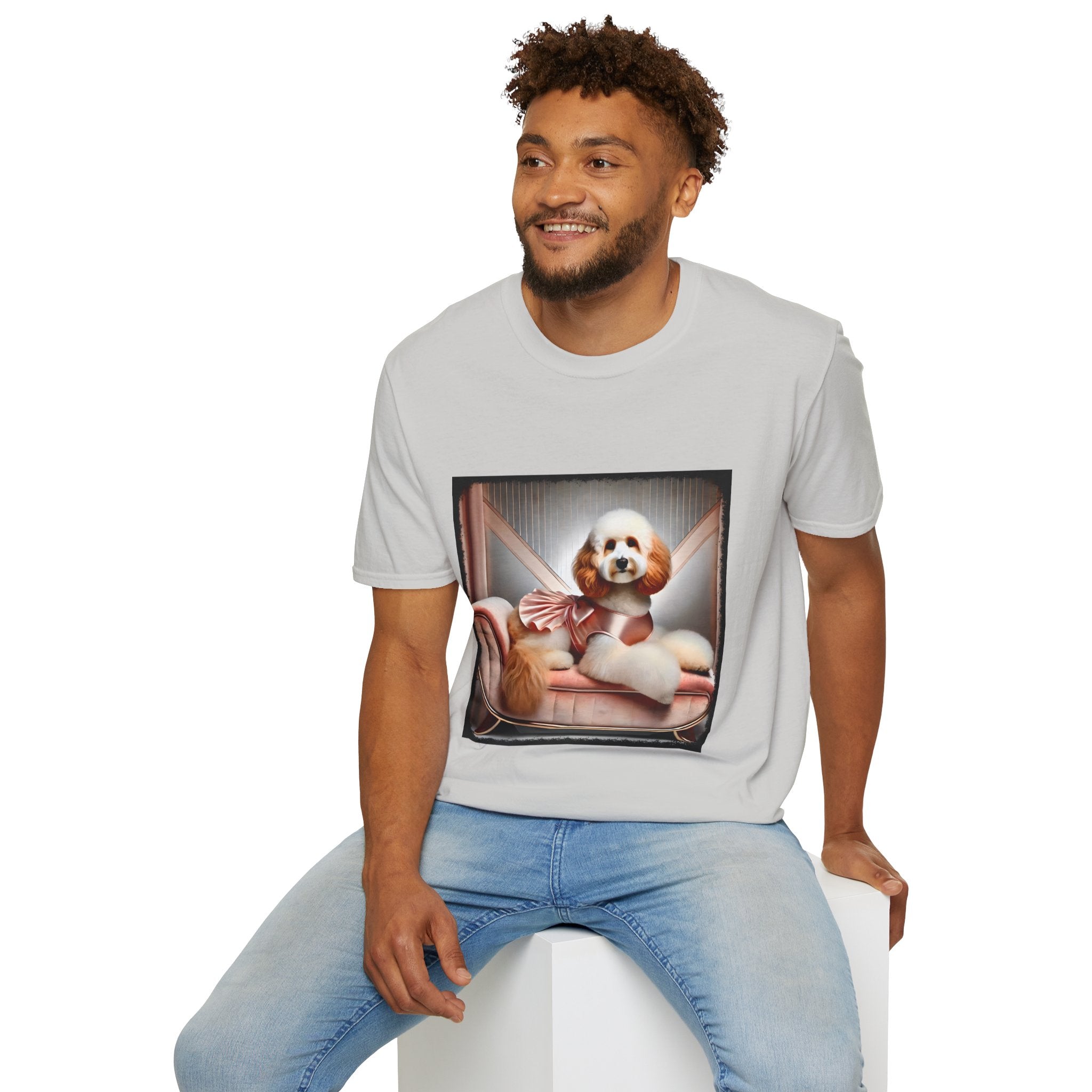 Aussiedoodle Peach Posh | Unisex Dog T-Shirt