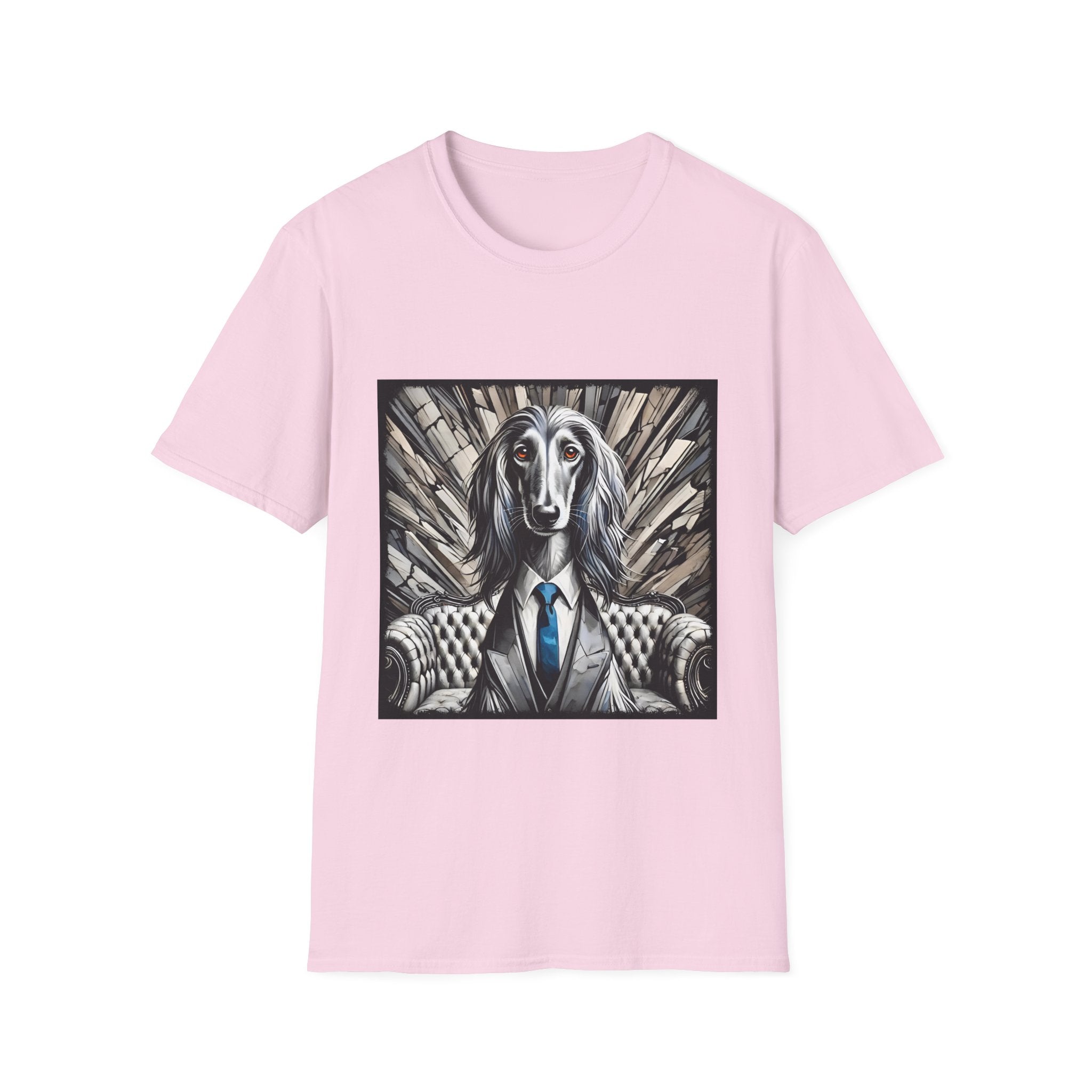 Afghan Hound B&W Bold Gentleman | Unisex Dog T-Shirt